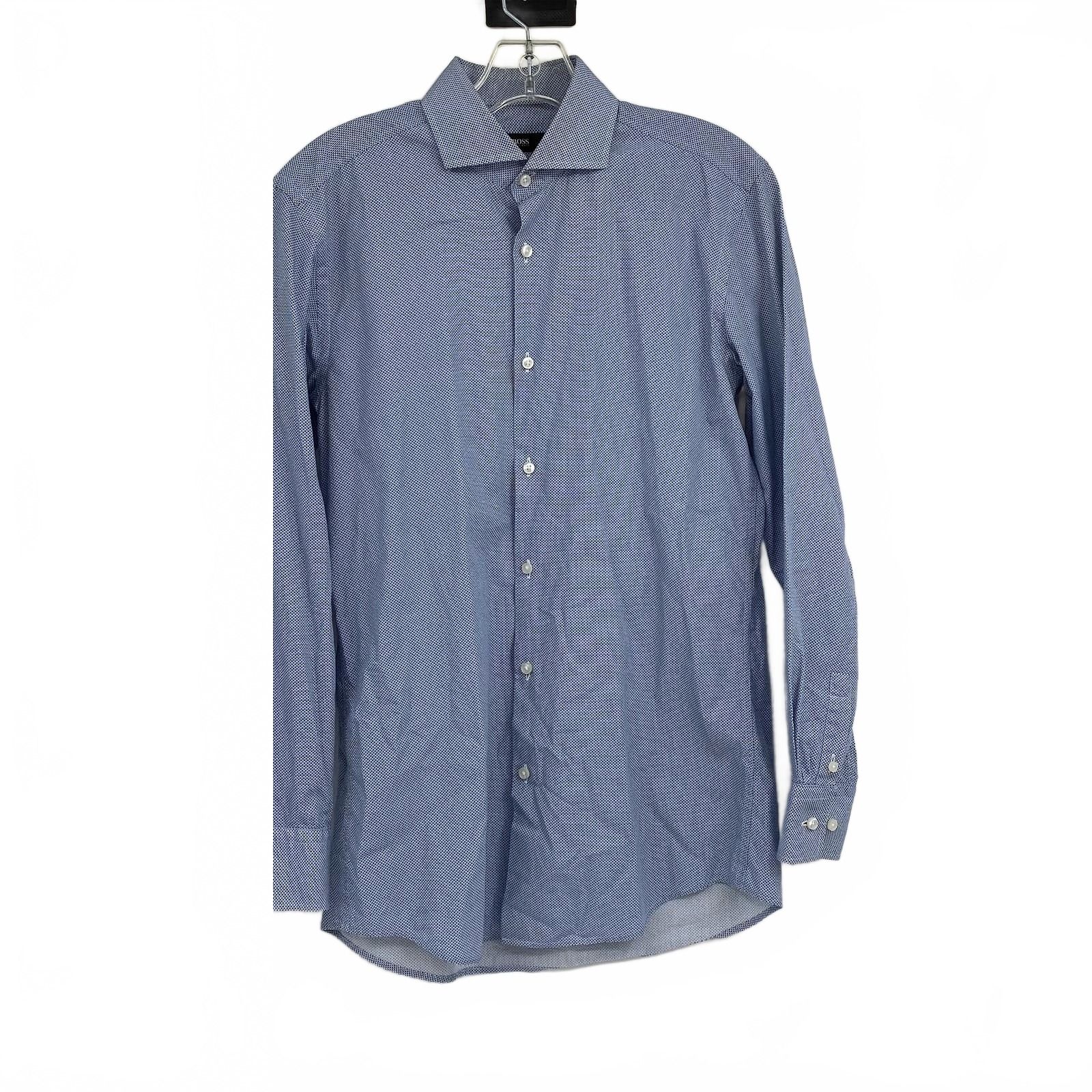 Boss Hugo Boss Blue/White Print Button Down