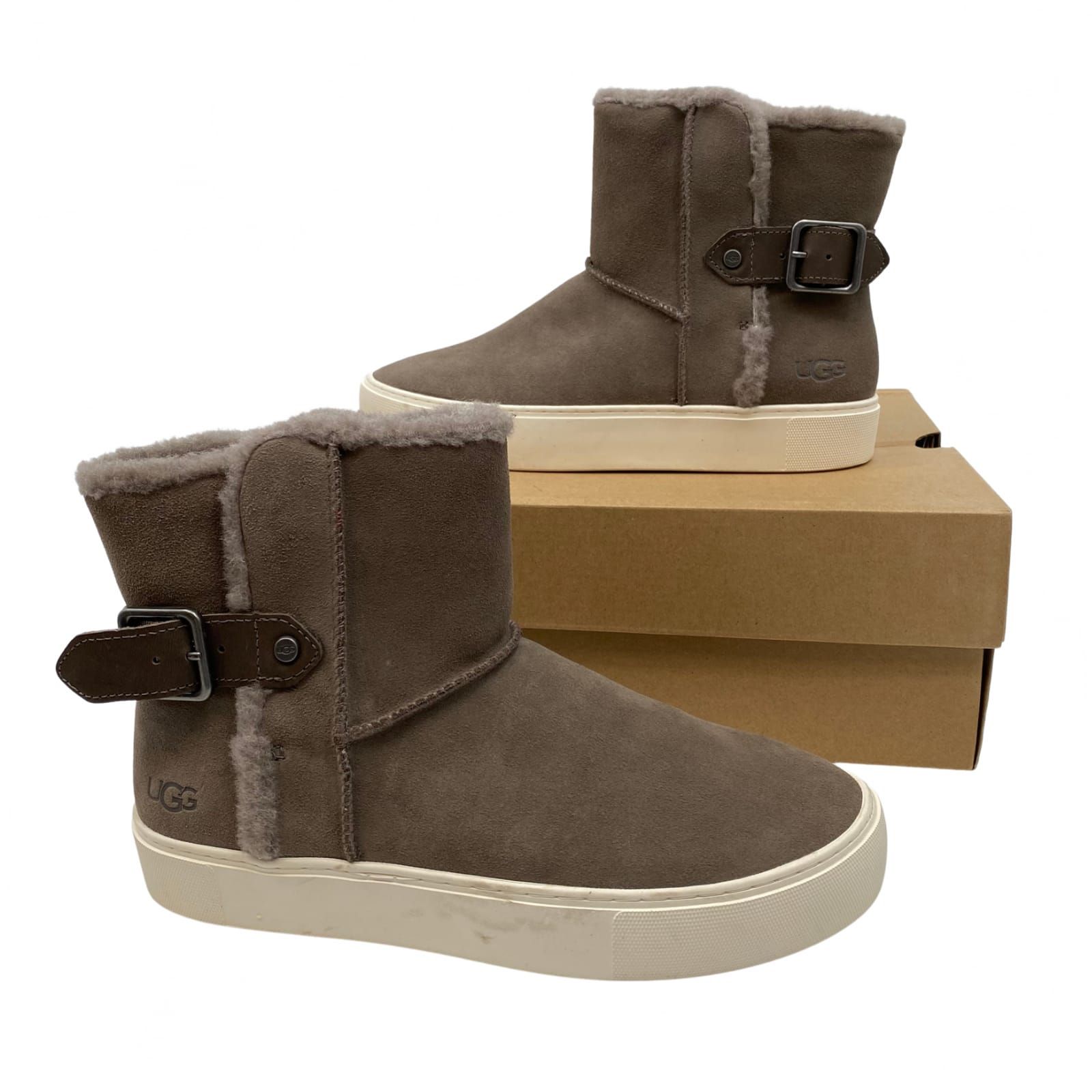 UGG Brown Suede Aika Ankle Bootie