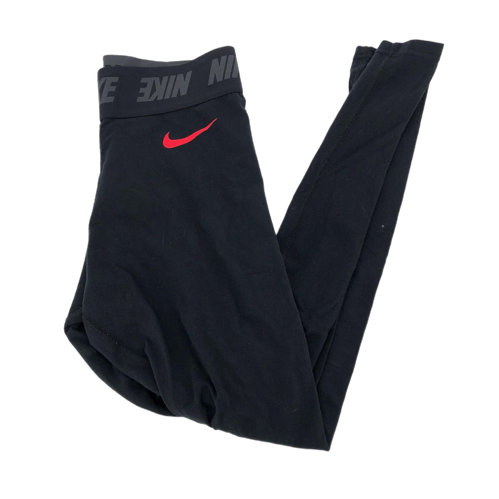 Nike Black Red Athletic Leggings