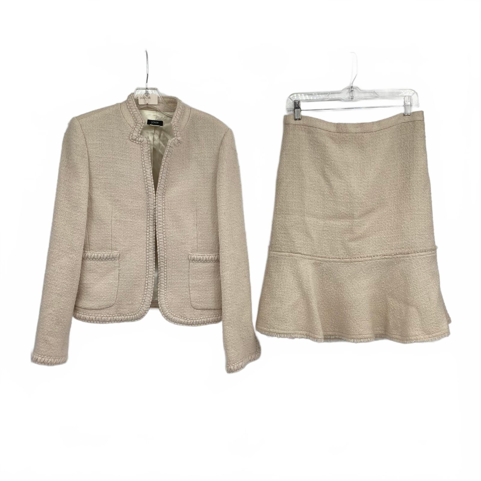 J. Crew Beige Wool-Rayon Blazer