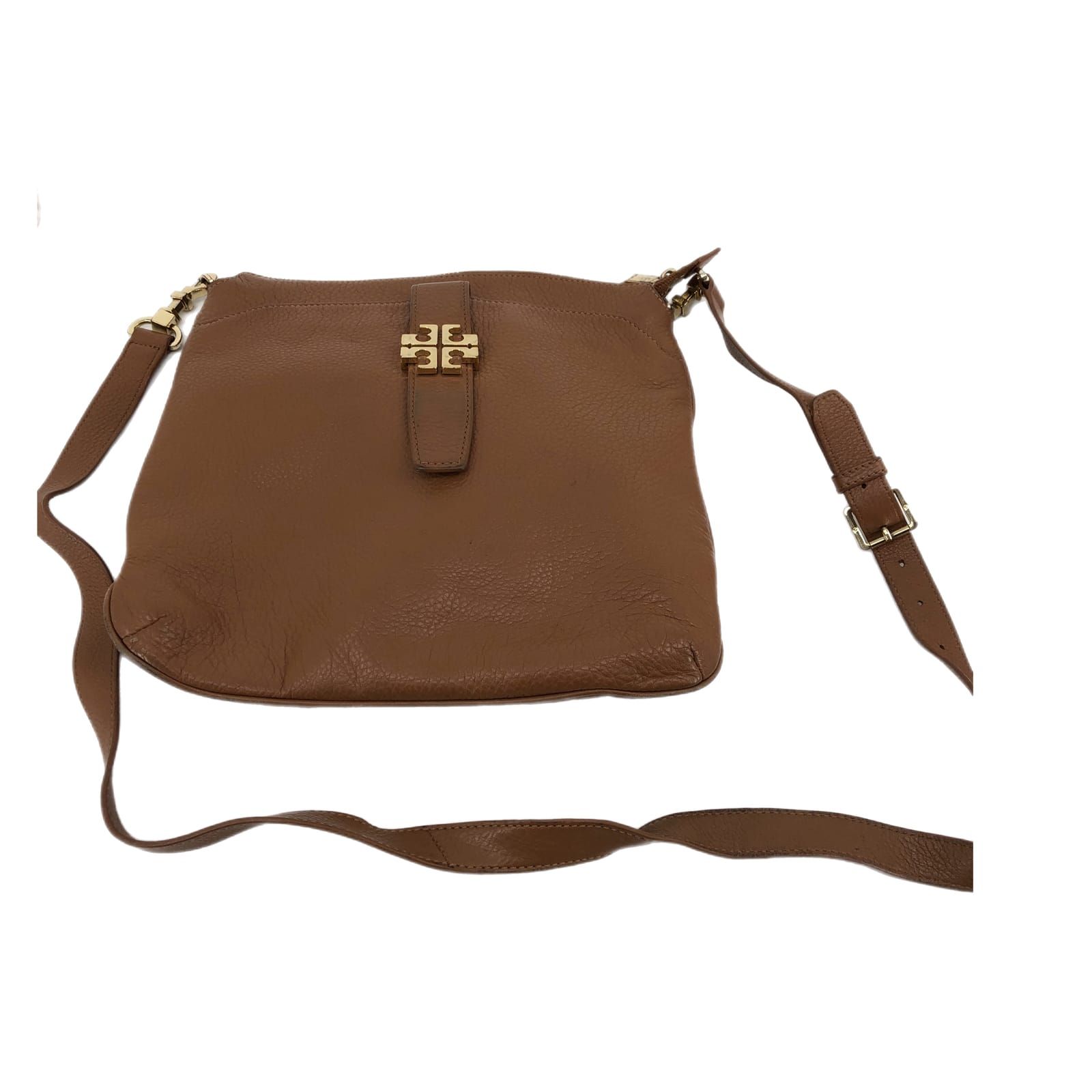 Tory Burch Brown Leather Shoulder Bag