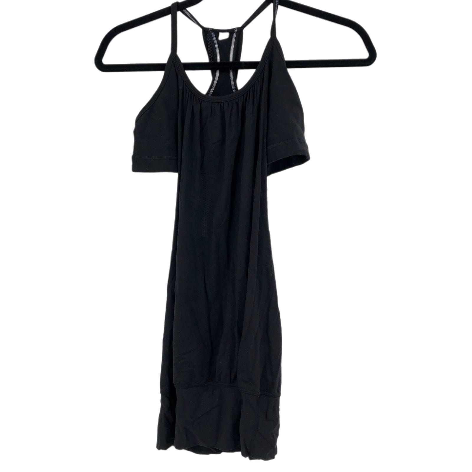 lululemon athletica Black Attached Sport Bra Tank Top