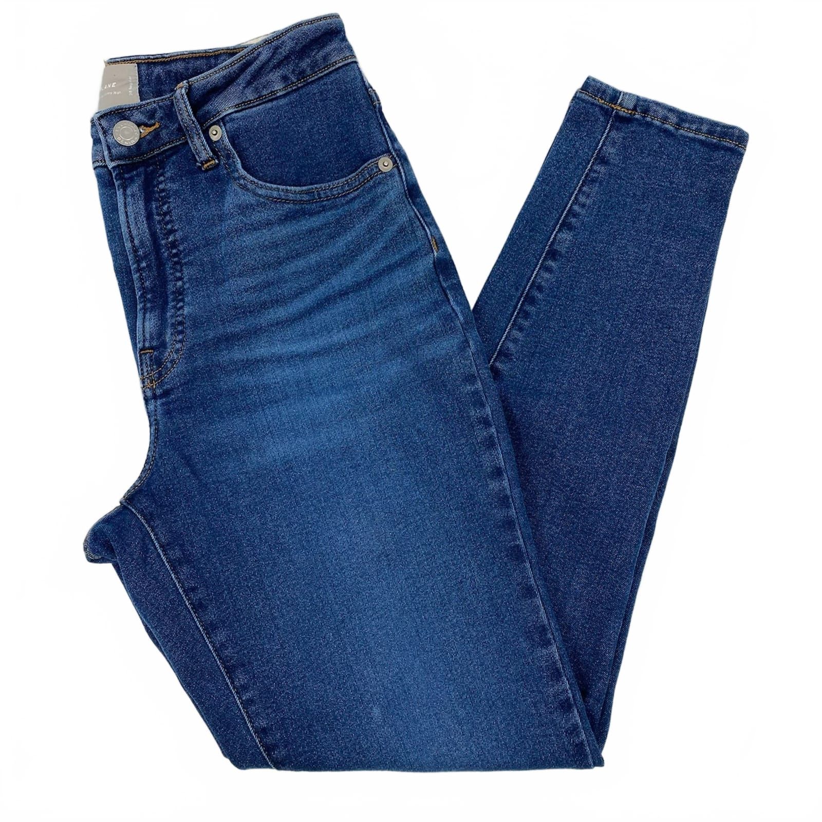 Everlane Dark Wash Curvy High-Rise Skinny Jeans