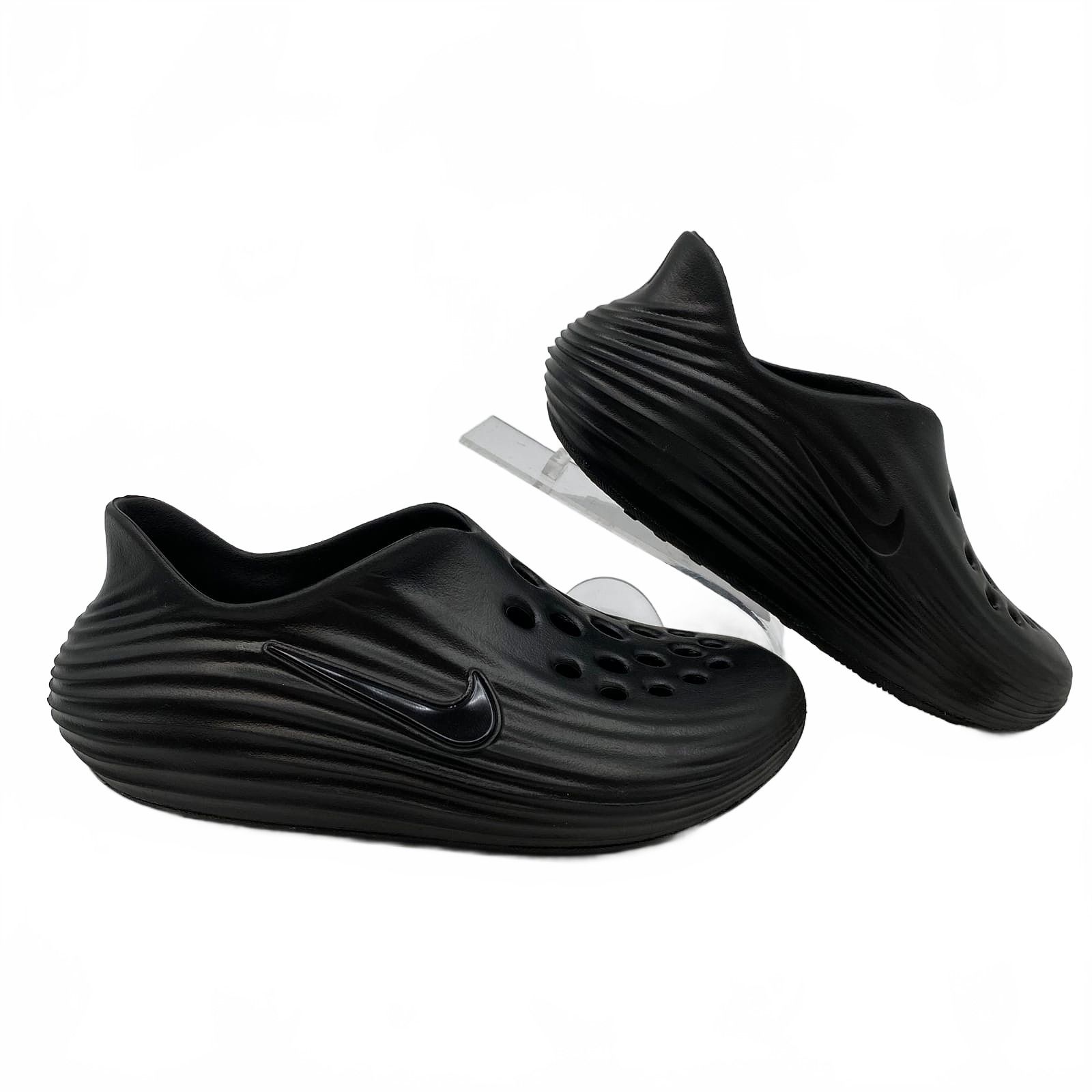 Nike Black Reactx Rejuven8 Clog Shoes