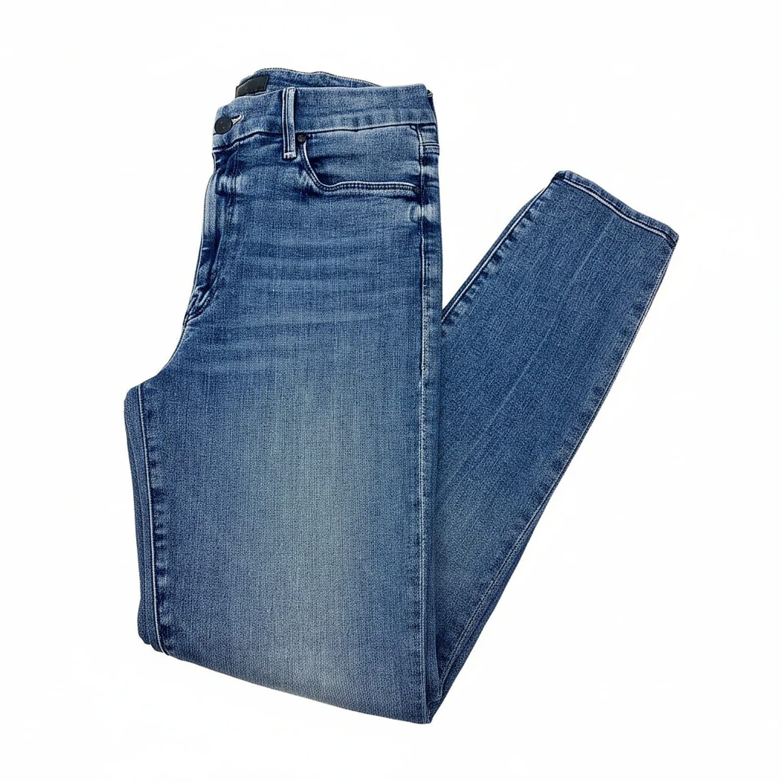 MOTHER Blue Ankle Denim Jeans