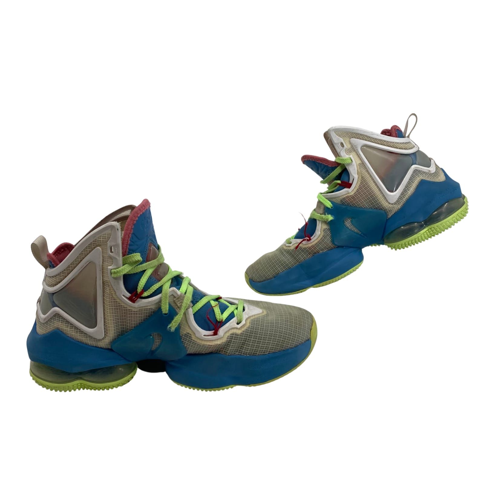 Nike Kids Blue & Green Lebron Sneakers