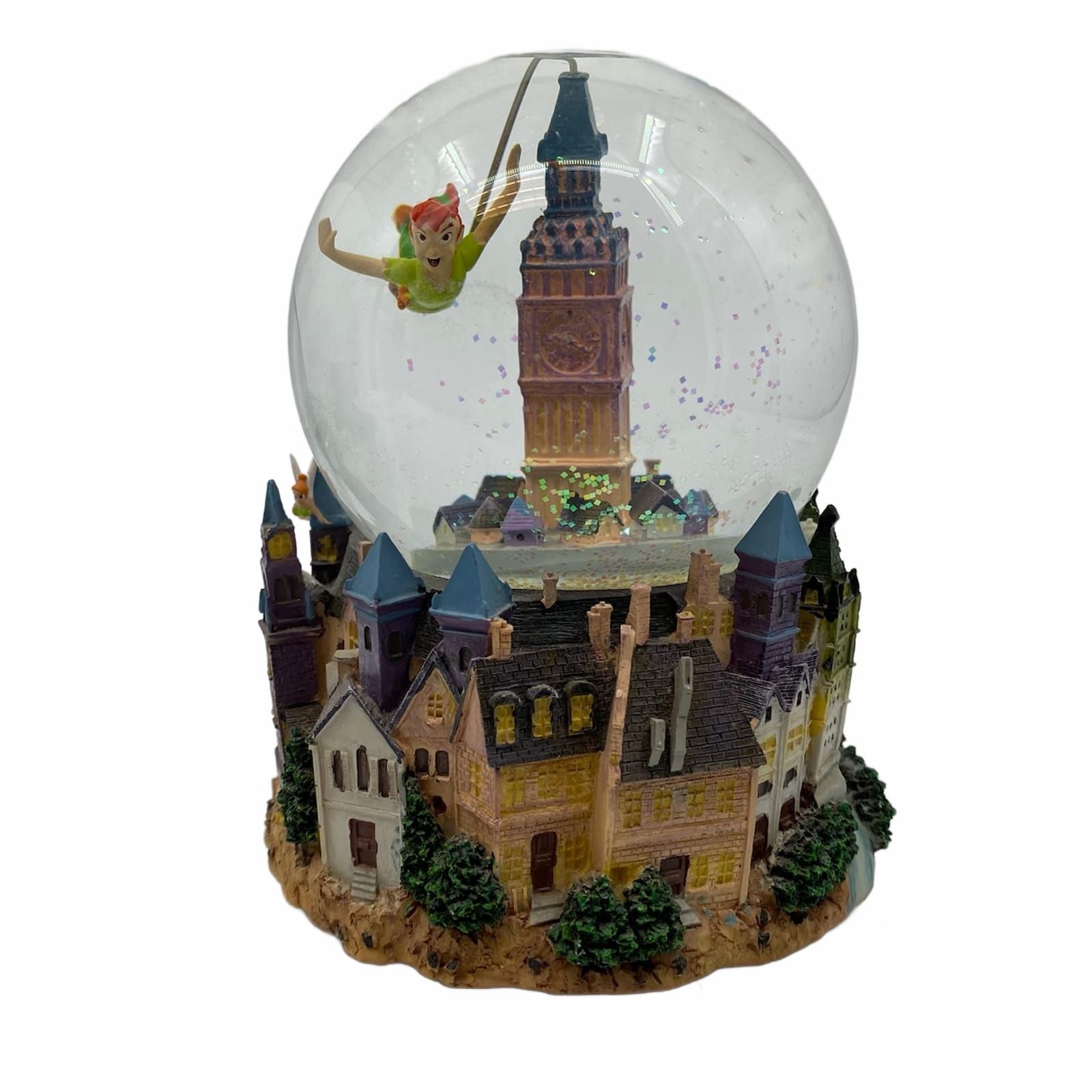 Disney Blue Green Peter Pan Snow Globe