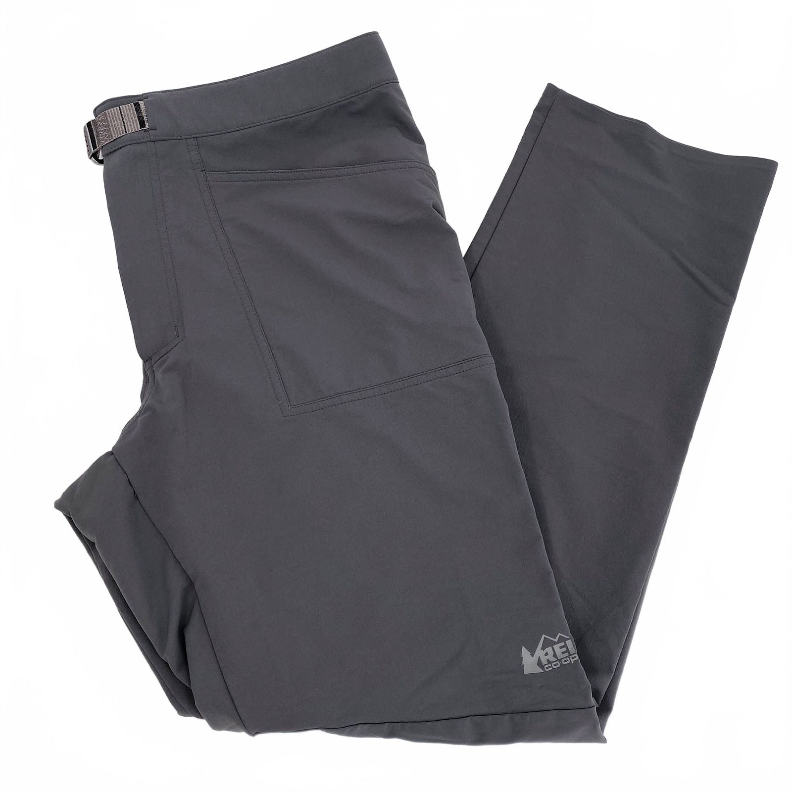 REI Gray Utility Buckle Pants