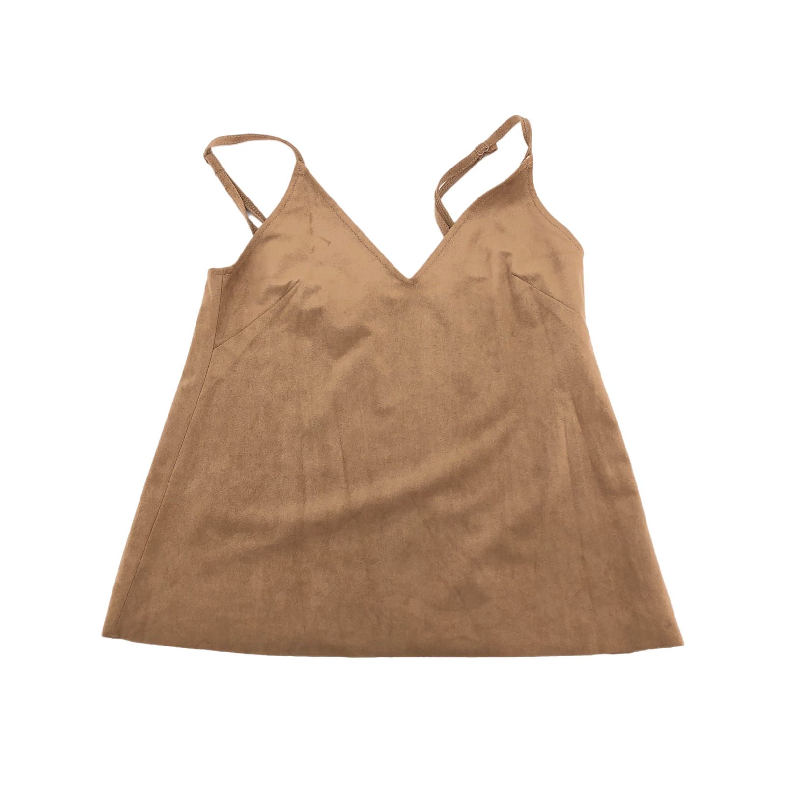 Wilfred Brown Sleeveless V-Neck Tank Top