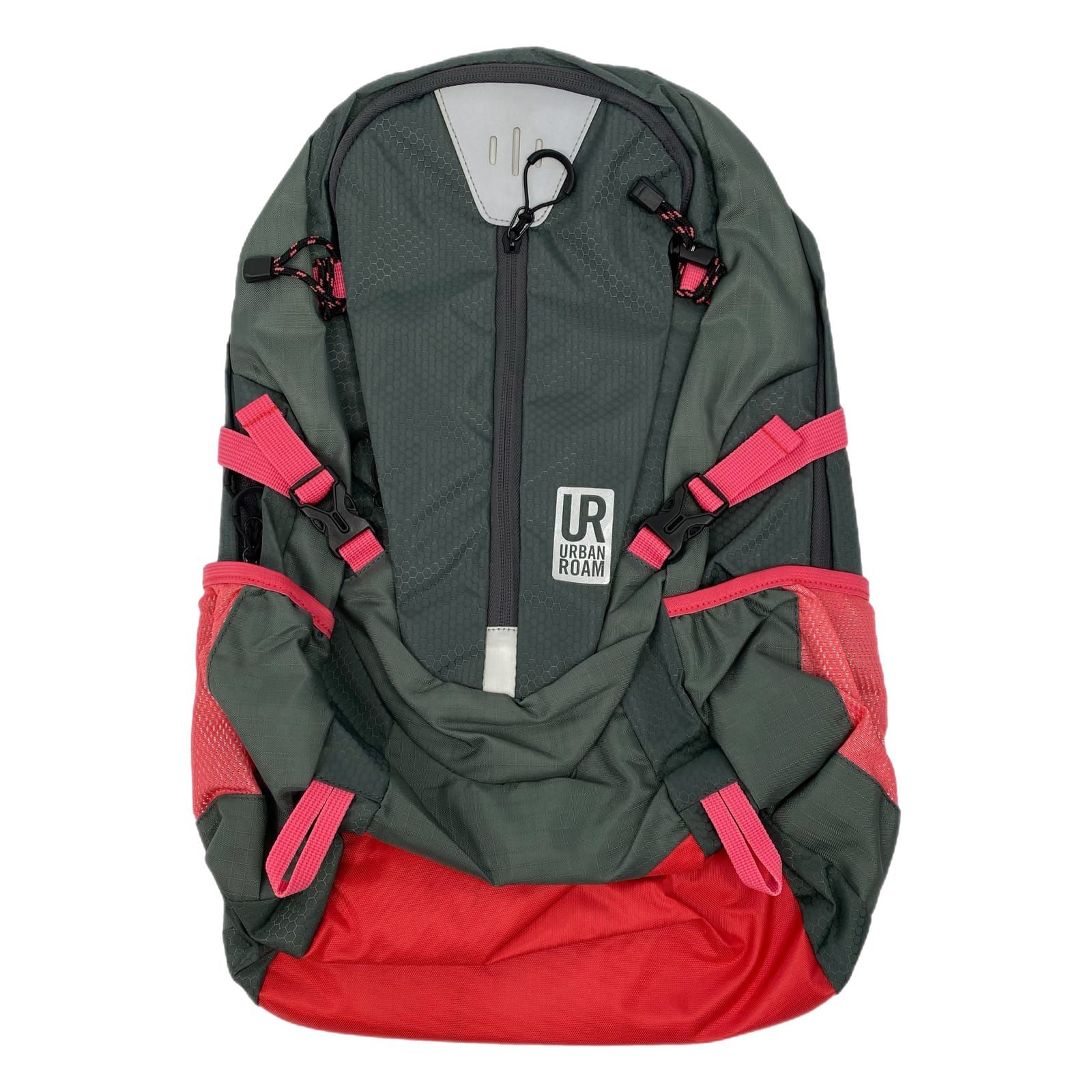 Urban Roam Gray Red Backpack