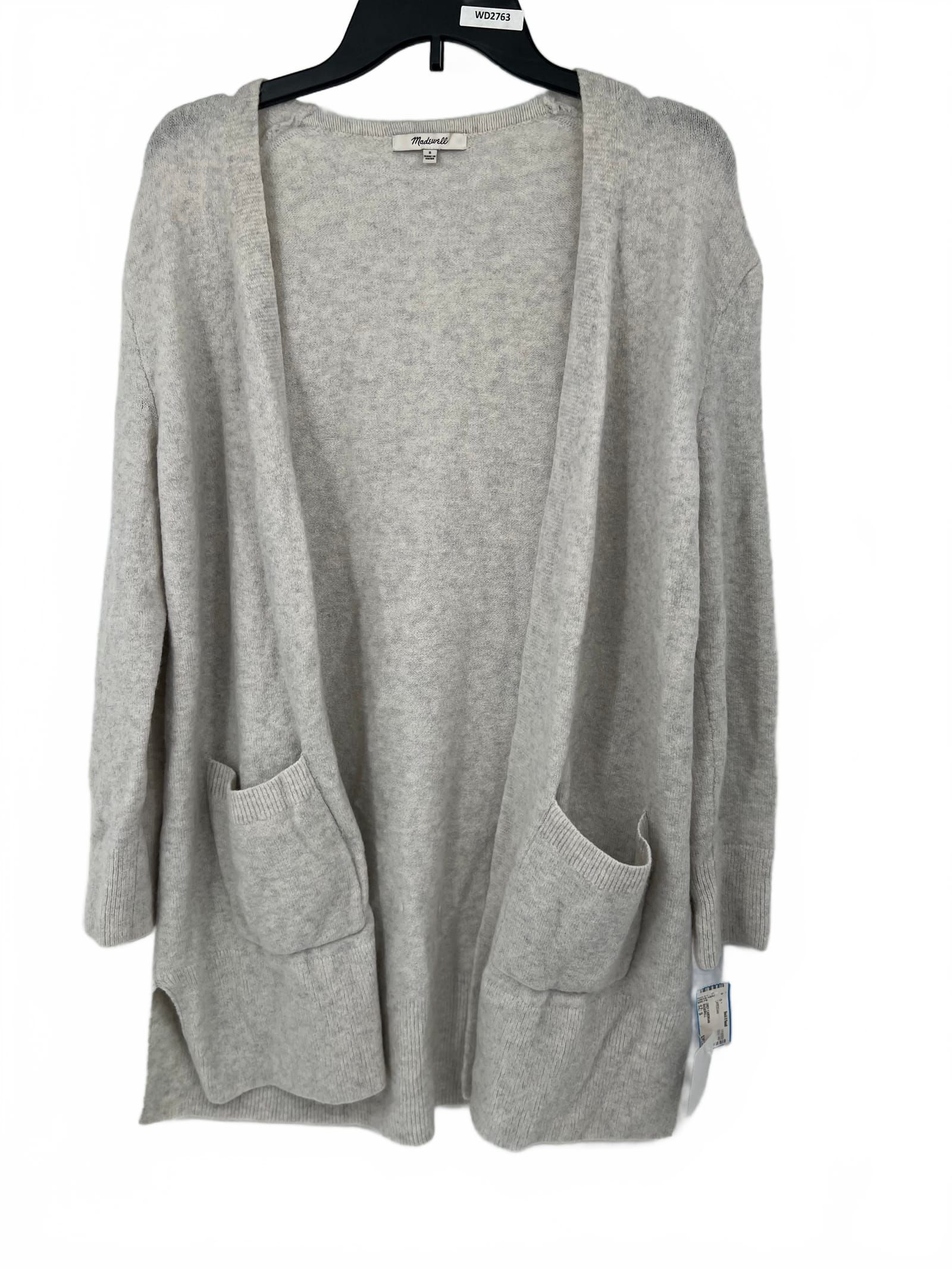 Madewell Gray Wool-Alpaca Cardigan