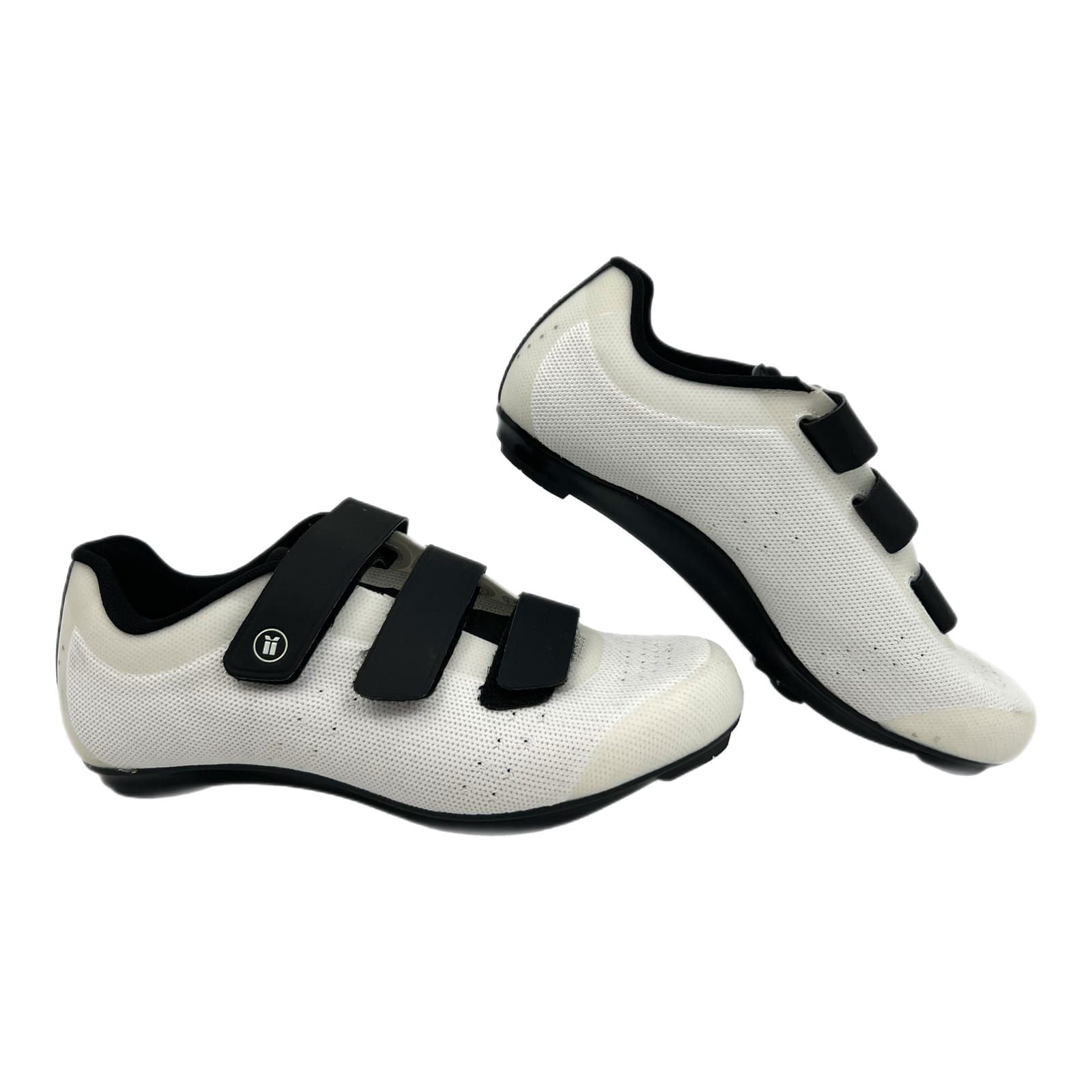 Tommaso Black White Spin and Cycle Shoes