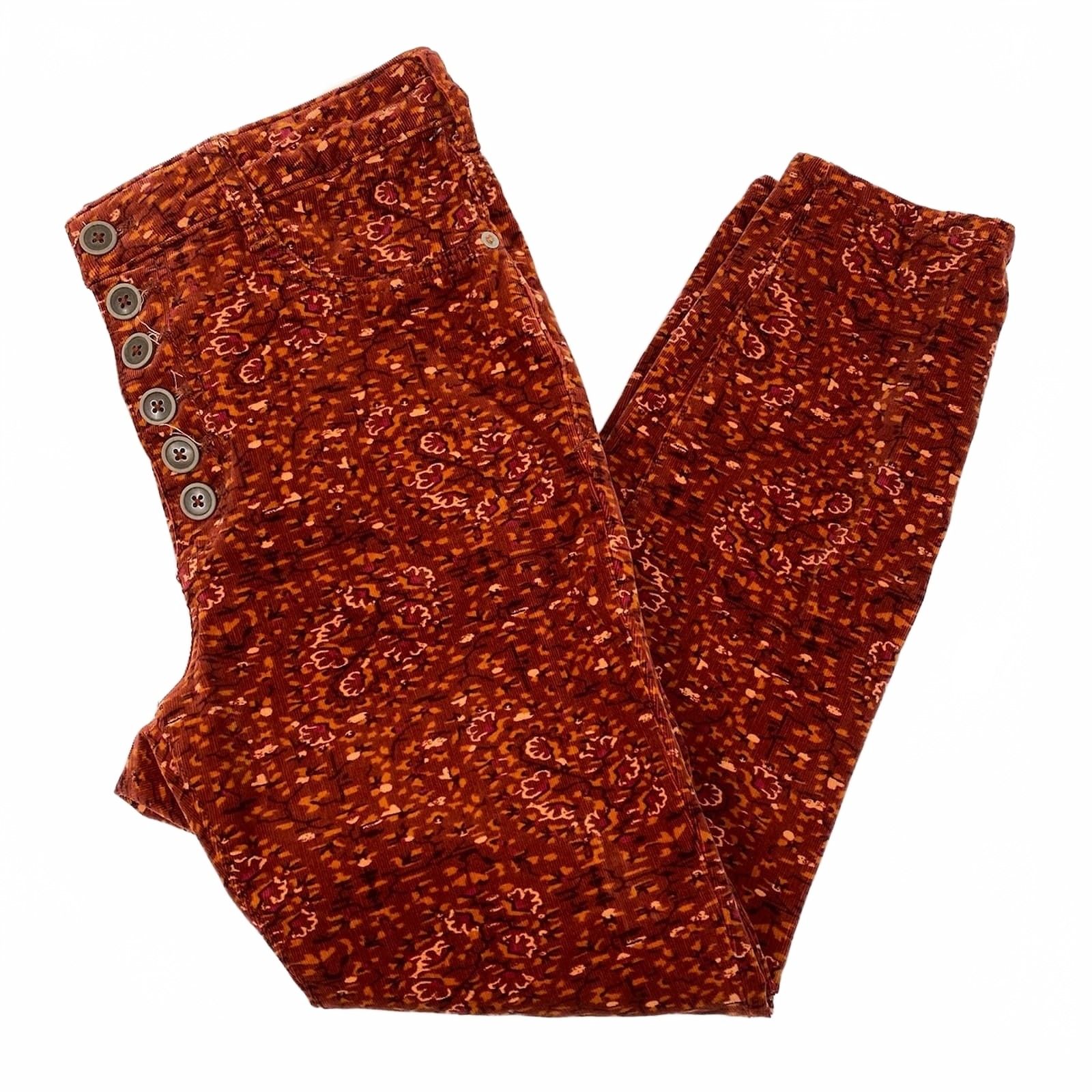 Pilcro and the Letterpress Pants Corduroy High Rise Skinny 30P |
