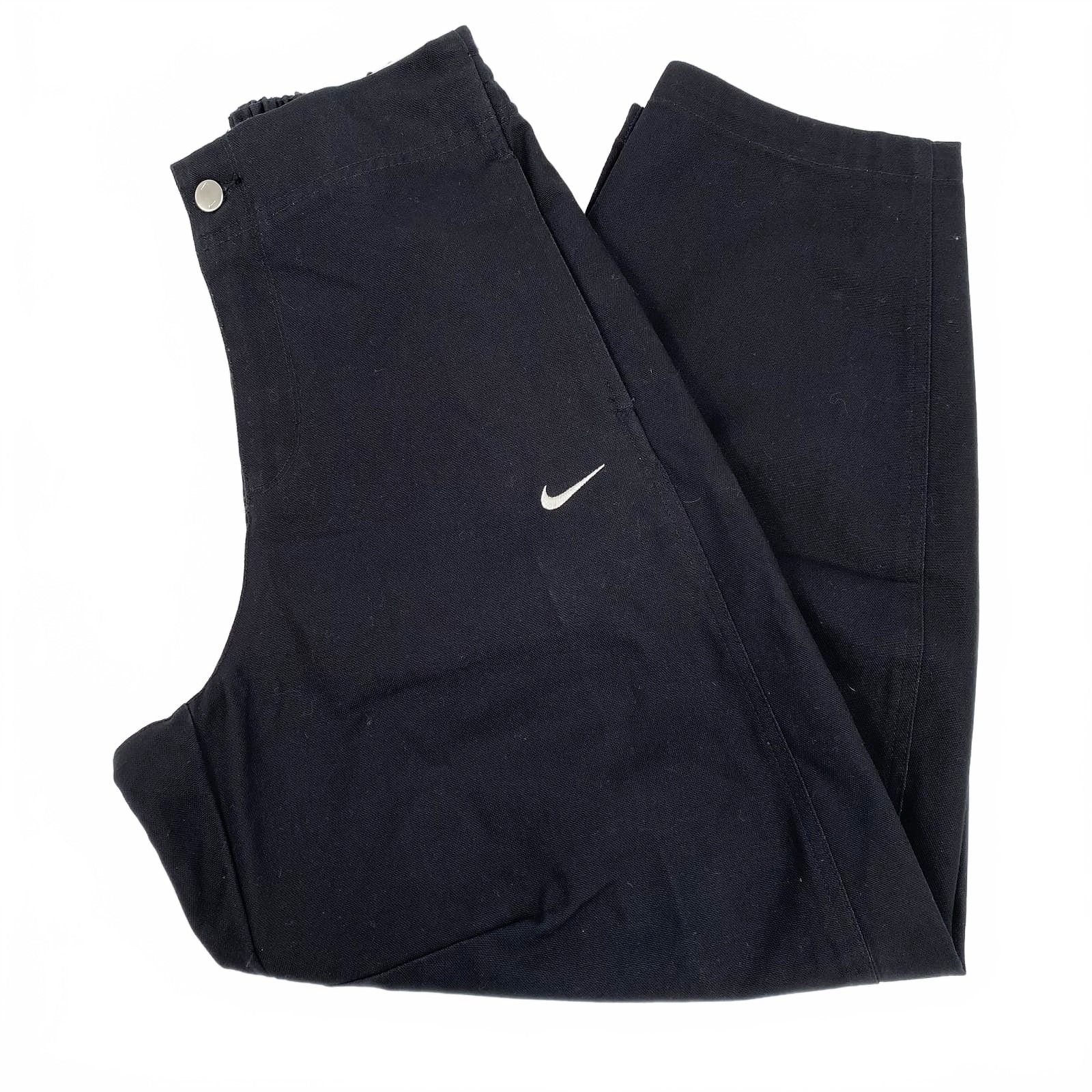 Nike Black Barrel Leg Ankle Pants
