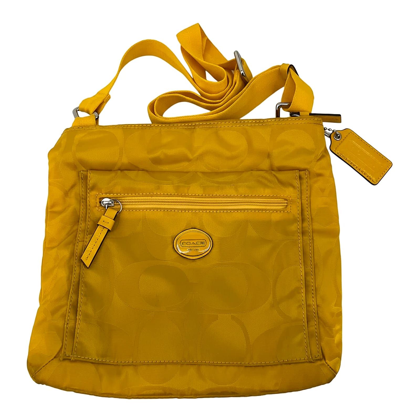 Coach Lemon Curd Yellow Crossbody Bag