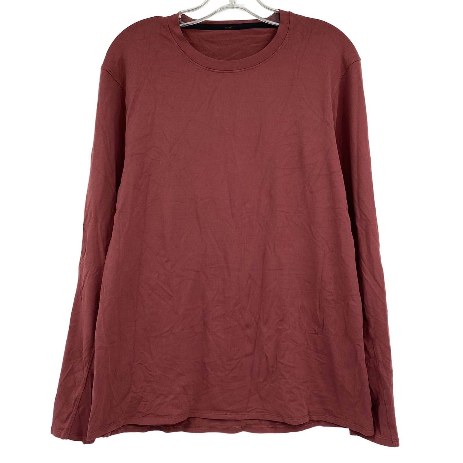 Lululemon Burgundy Athletic Long Sleeve Shirt