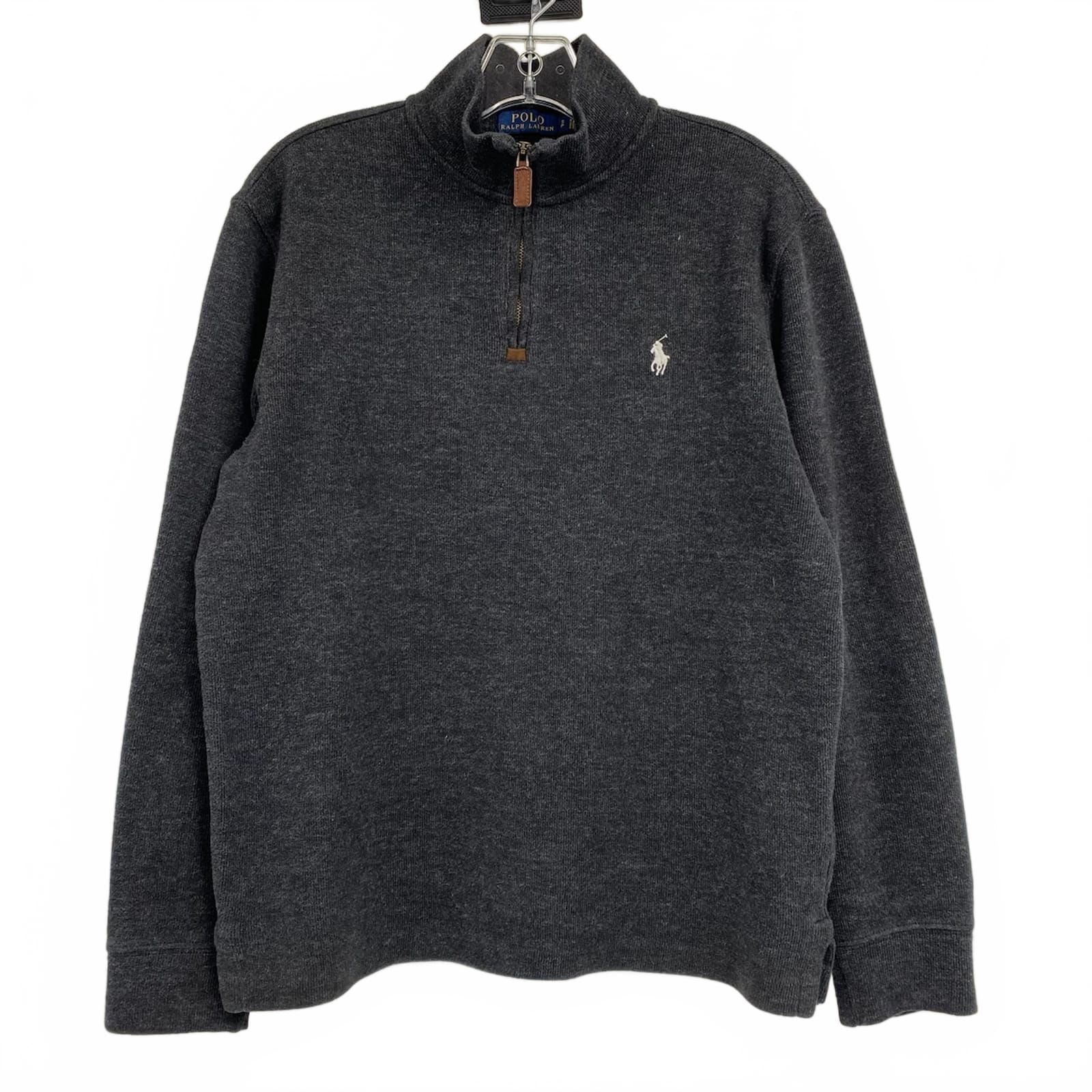 Polo by Ralph Lauren Gray Quarter Zip Sweater