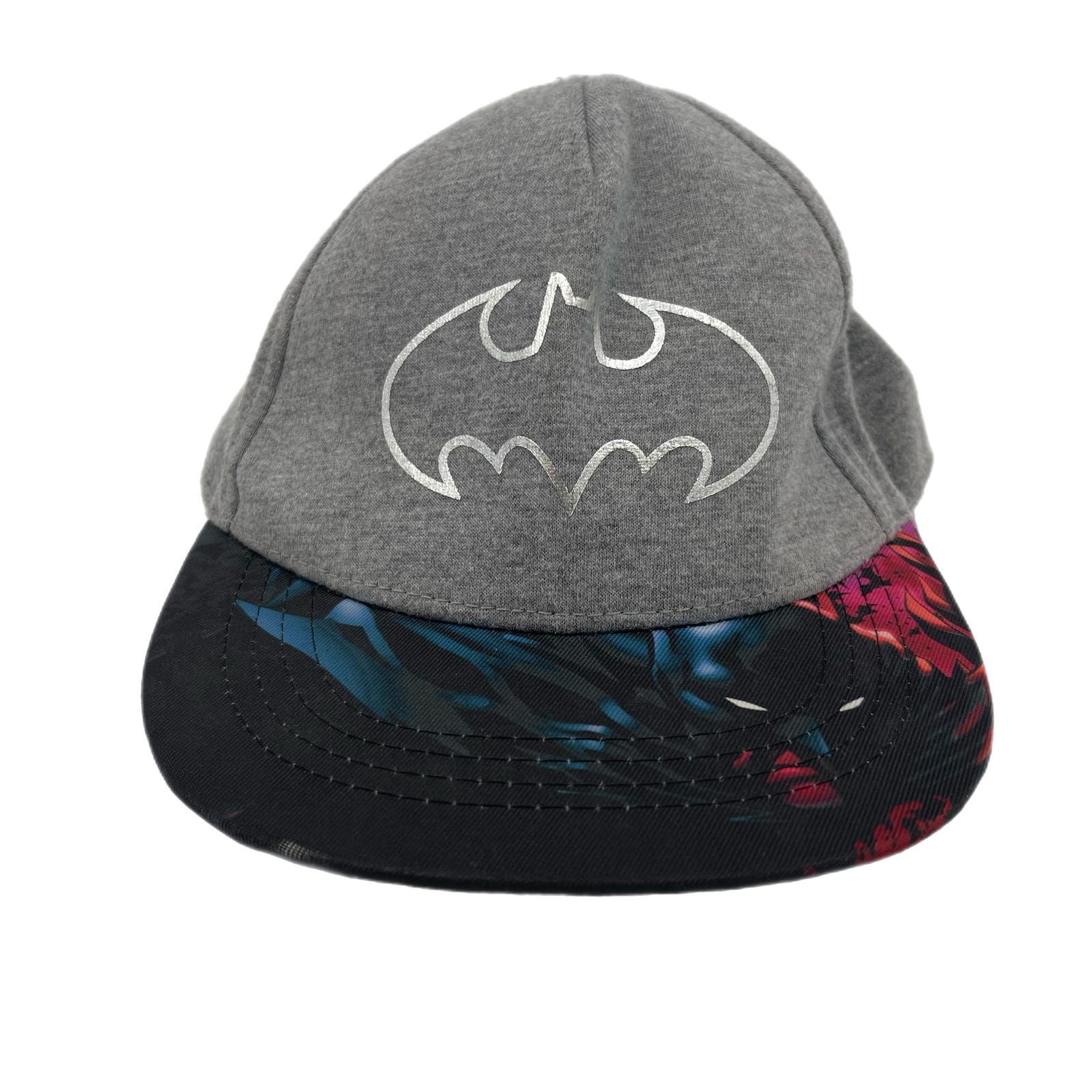 Batman Gray/Black Adjustable Superhero Baseball Cap