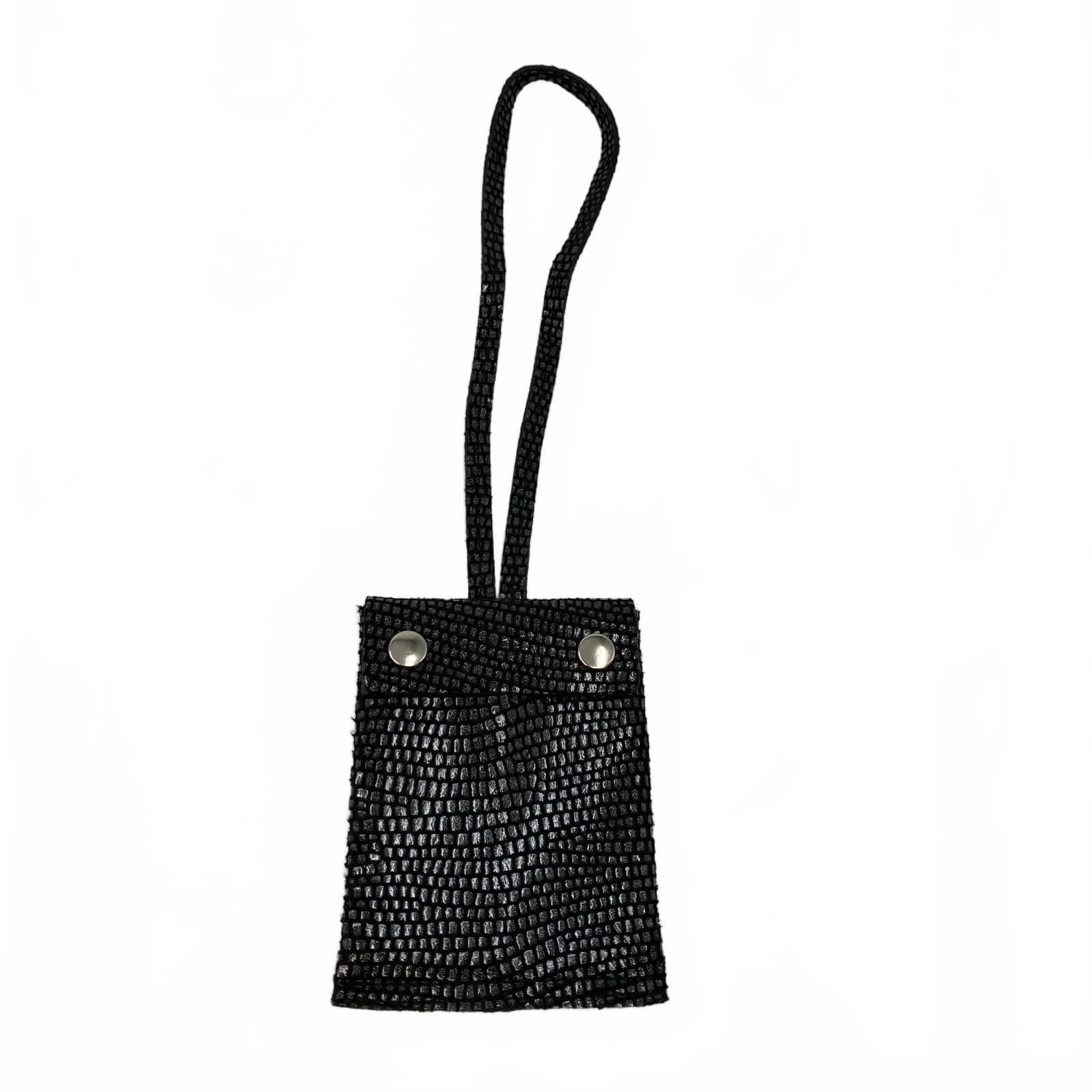 Latico Black Leather Top Handle Bag Wallet