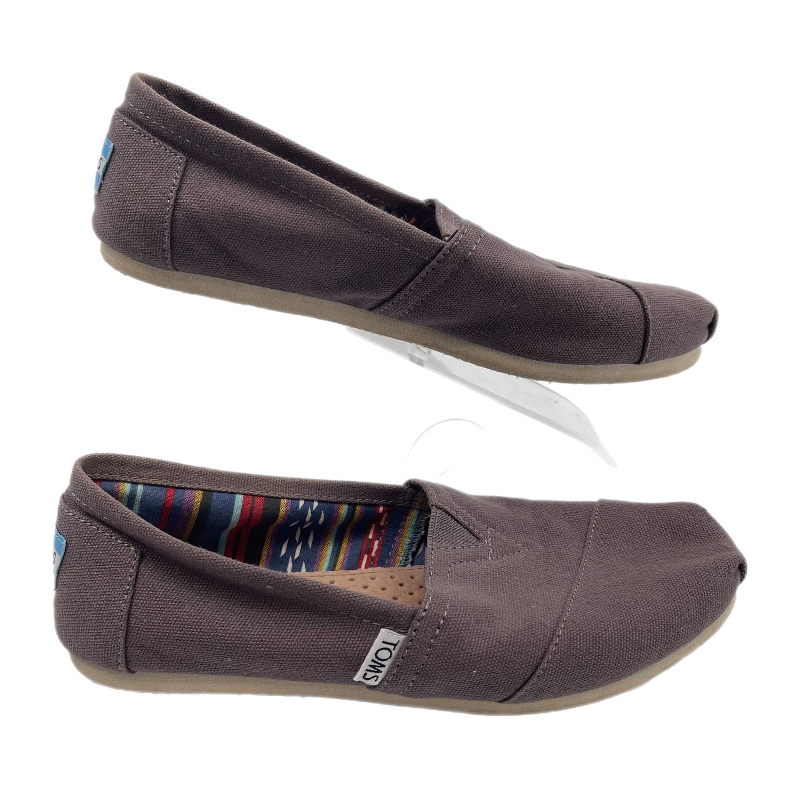 Toms Gray Classic Canvas Flats & Loafers