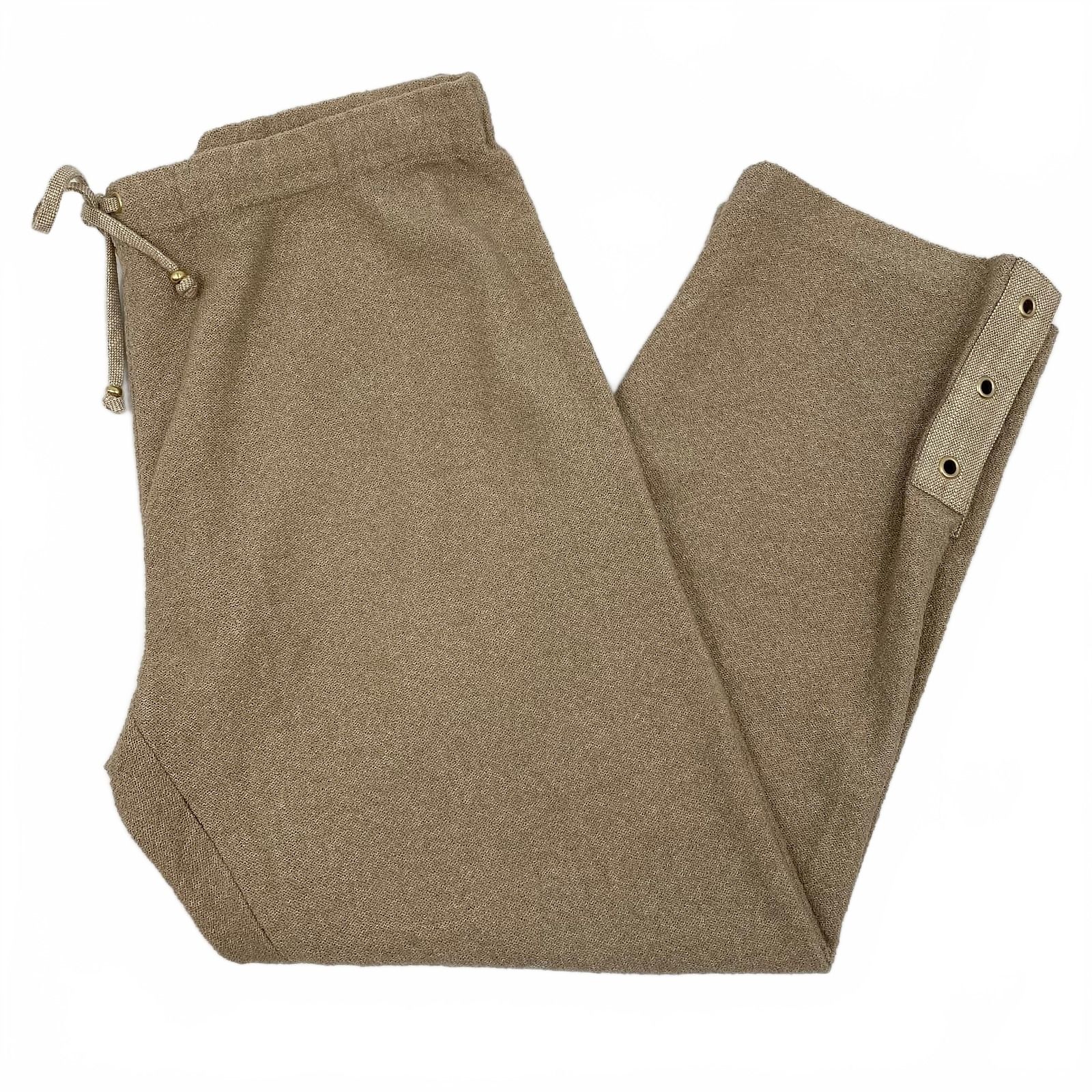 St. John Sport by Marie Gray Tan Ankle Cropped Pants