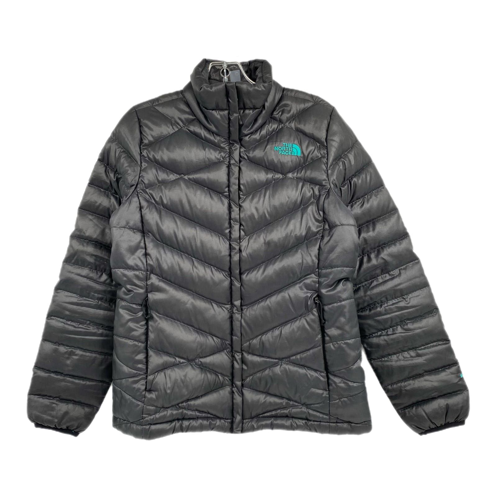 The North Face Gray 550 Down-Filled Puffer Jacket