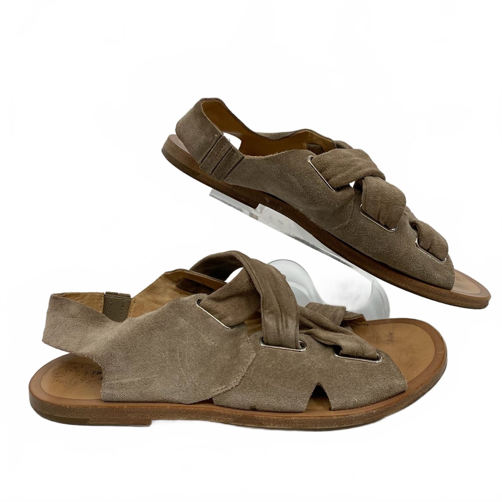 Rag & Bone Beige Suede Slingback Sandals