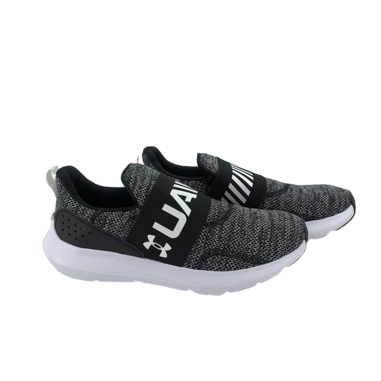 Under Armour Gray-White Athletic Sneakers