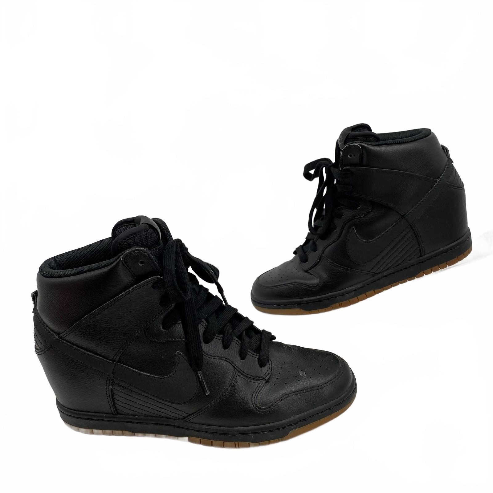 Nike Black Sneakers Dunk Sky High Wedge