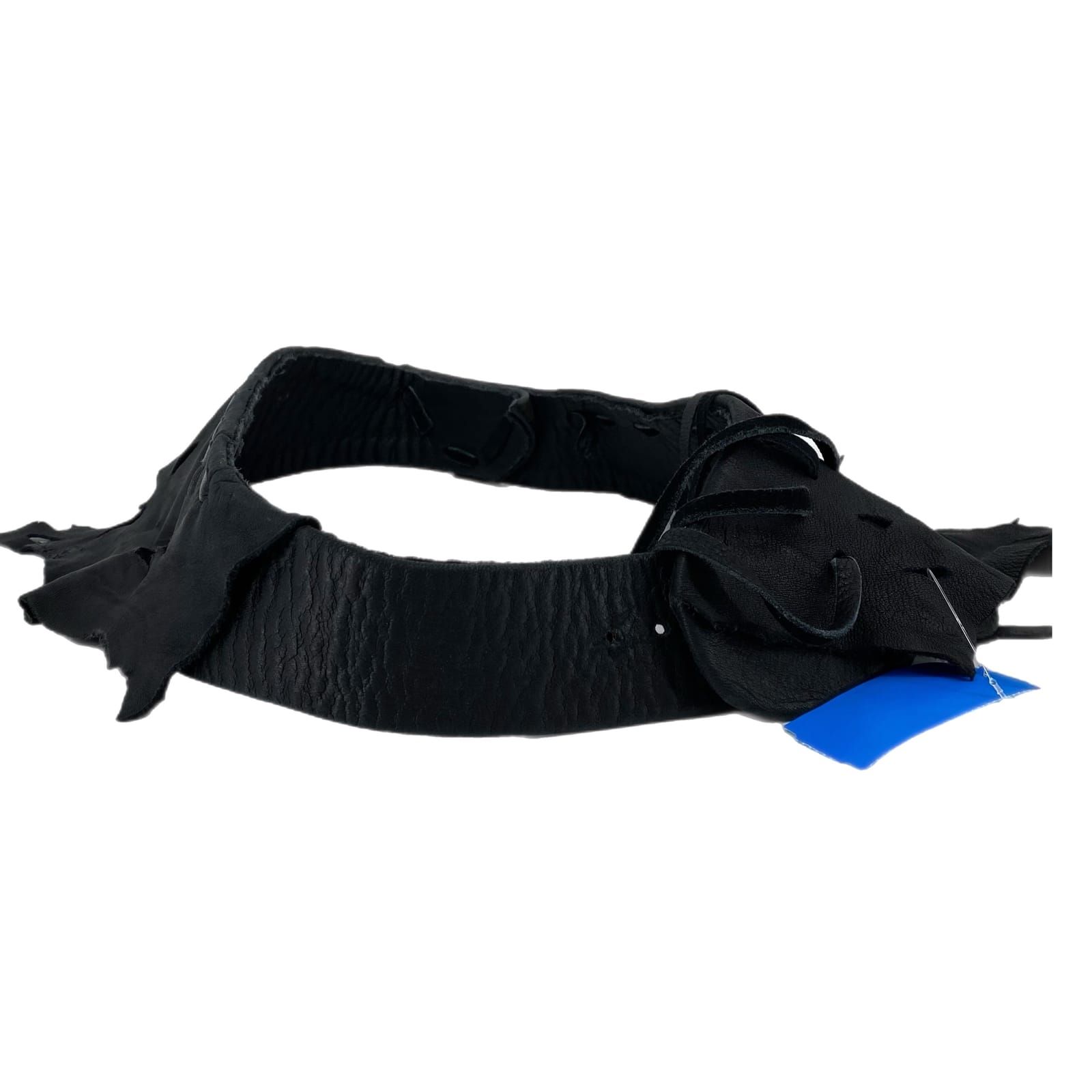 Classic Black Leather Western Belt