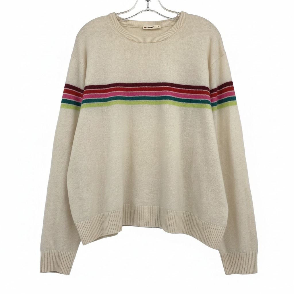 Marine Layer Cream and Multicolor Striped Sweater