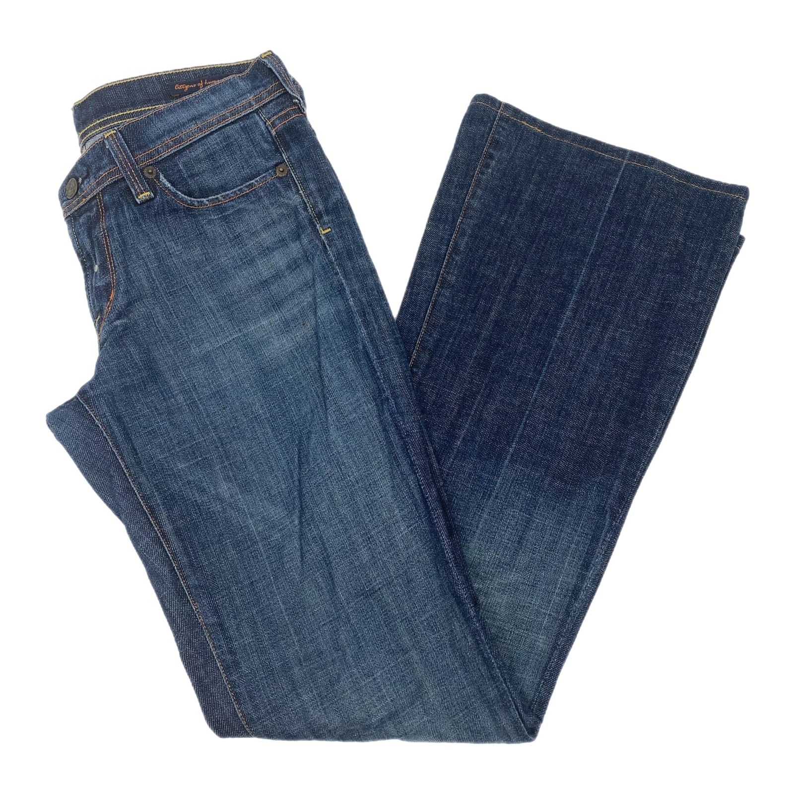 Citizens Of Humanity Dark Blue Flared Jeans