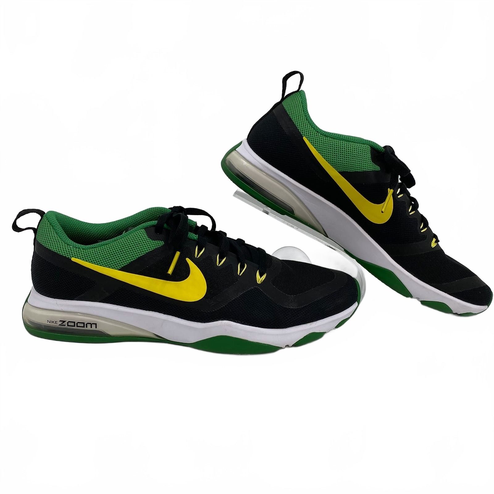 Nike Black Green Zoom Train Univ. of Oregon Sneakers