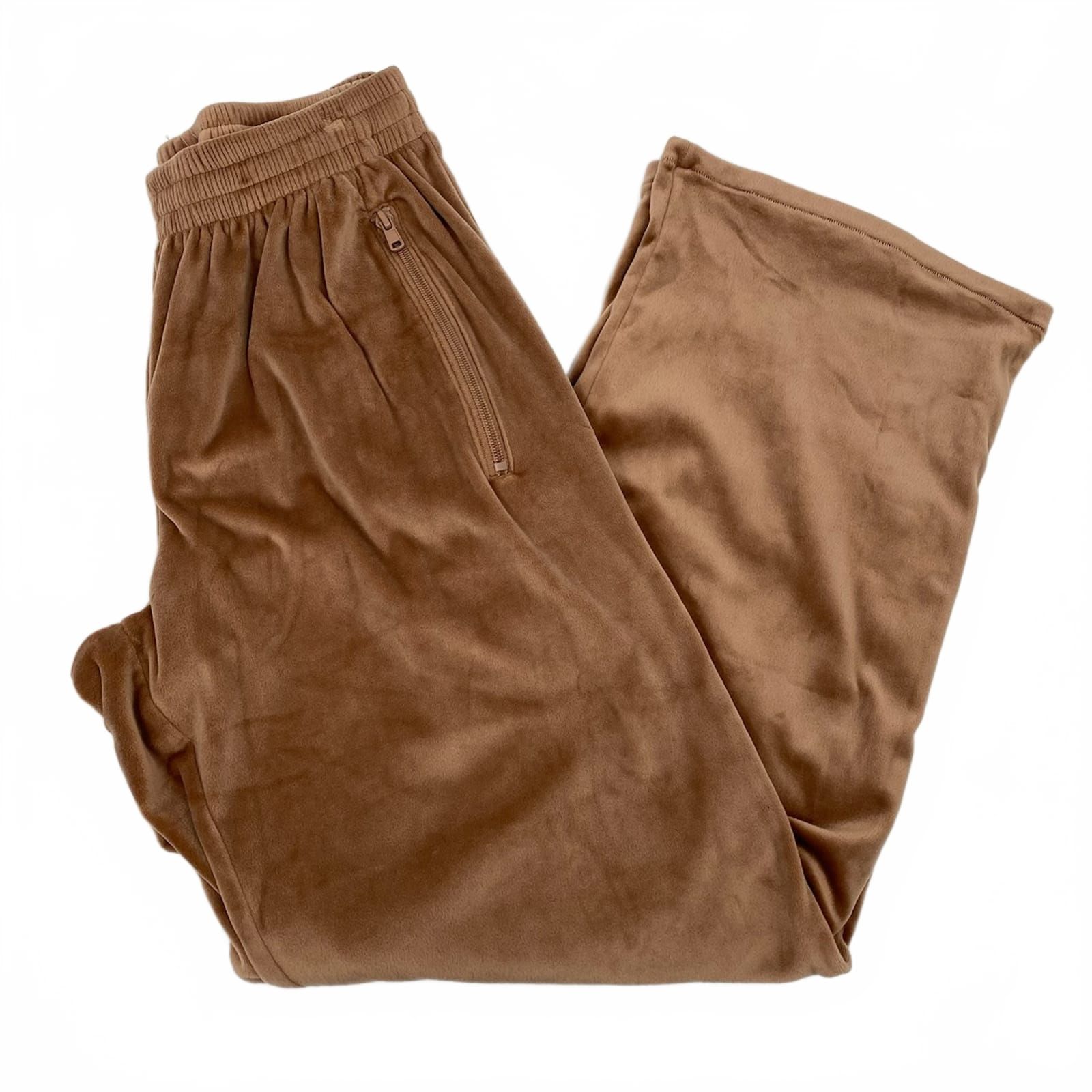 Skims Brown Fuzzy Sweatpants