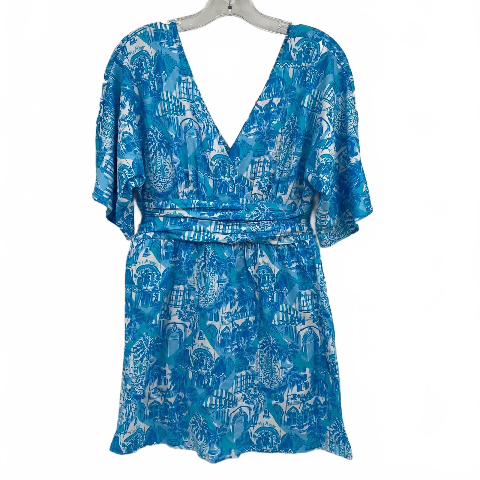 Lilly Pulitzer Blue White Mini Dress