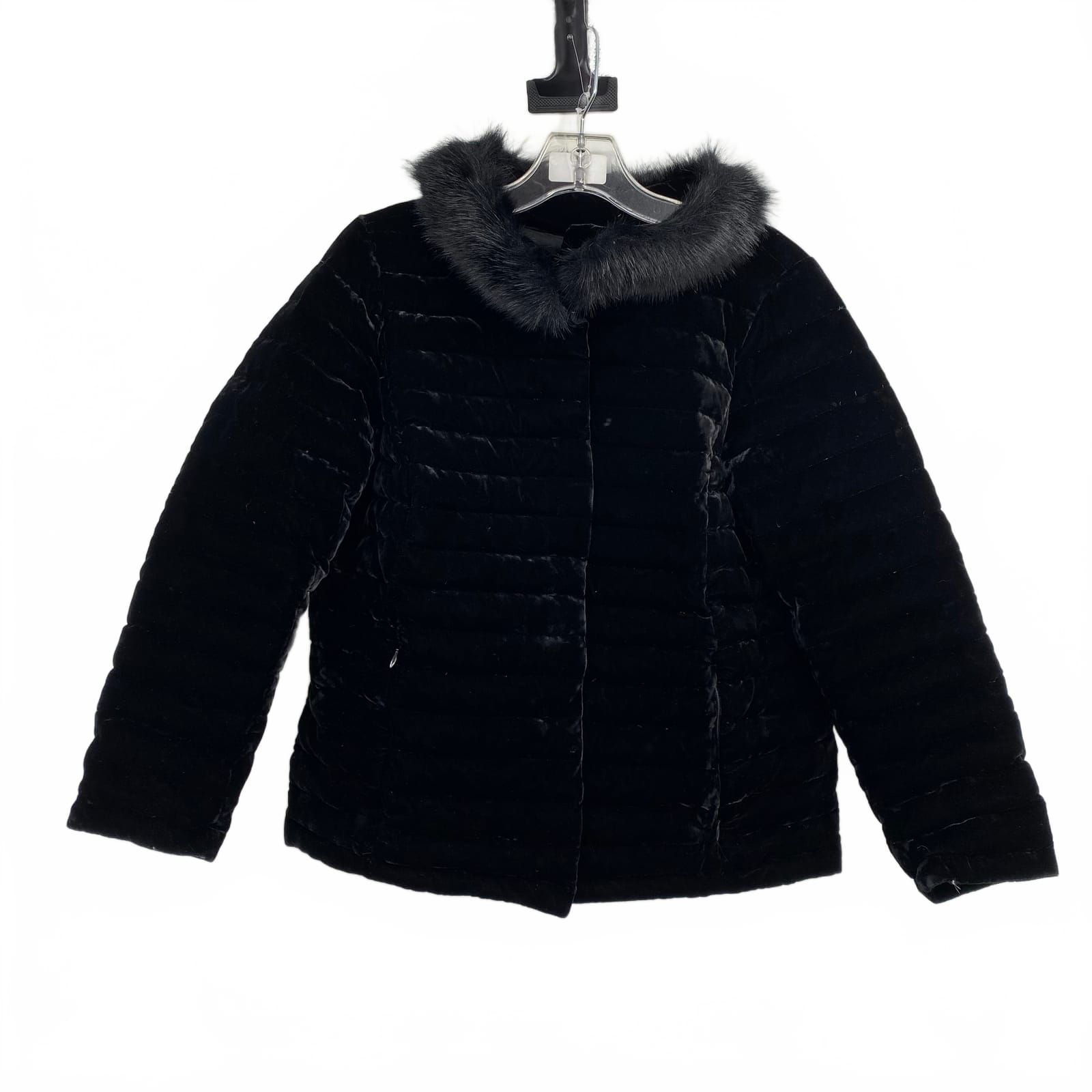 Talbots Velvet Quilted Puffers Jacket