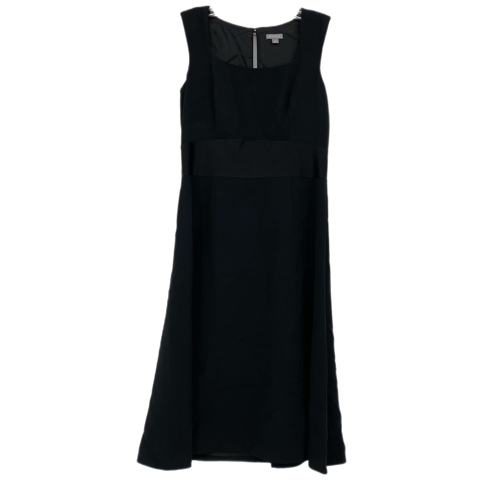 Ann Taylor Black Sleeveless Midi Dress