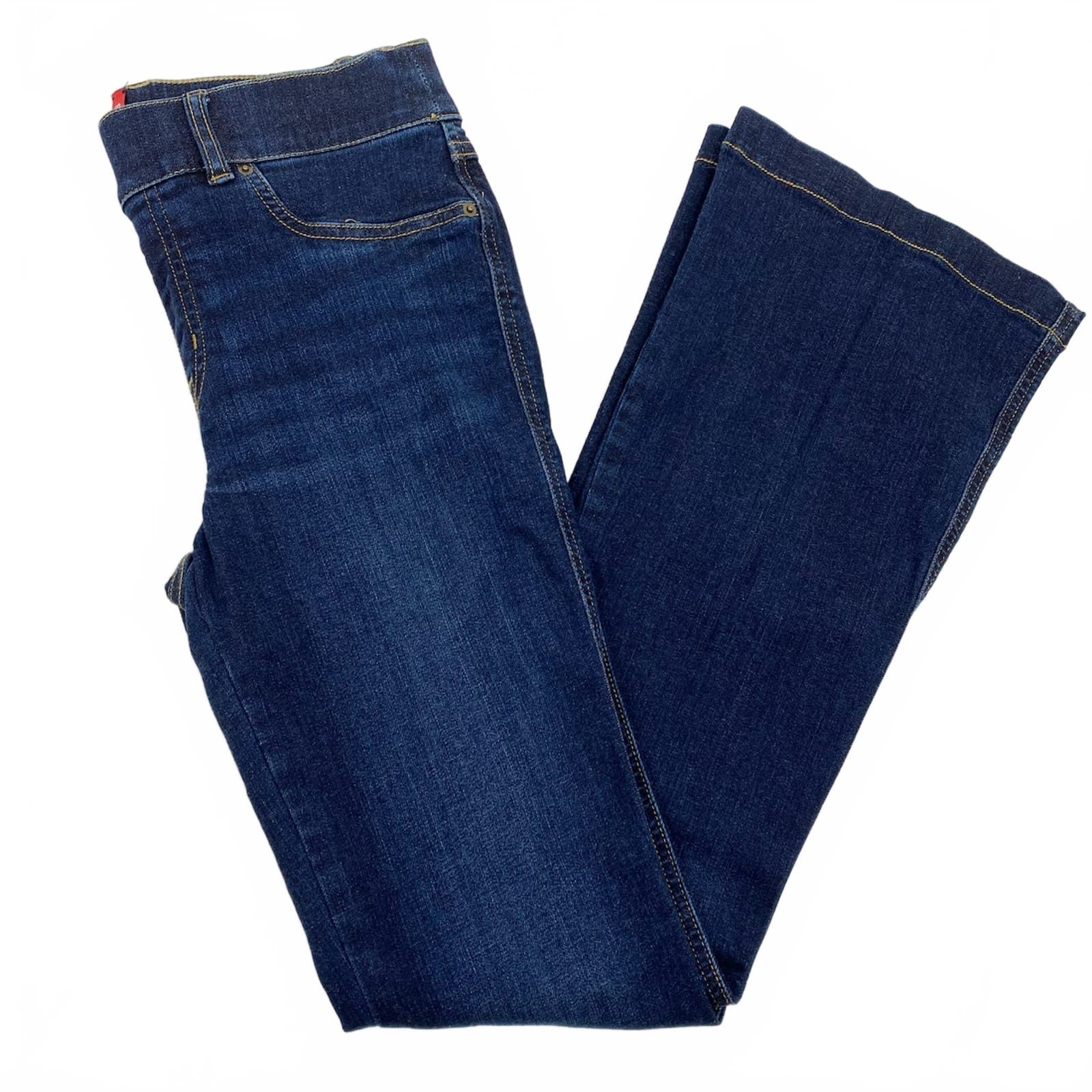 SPANX Women’s Blue Dark Wash Flare Jeans