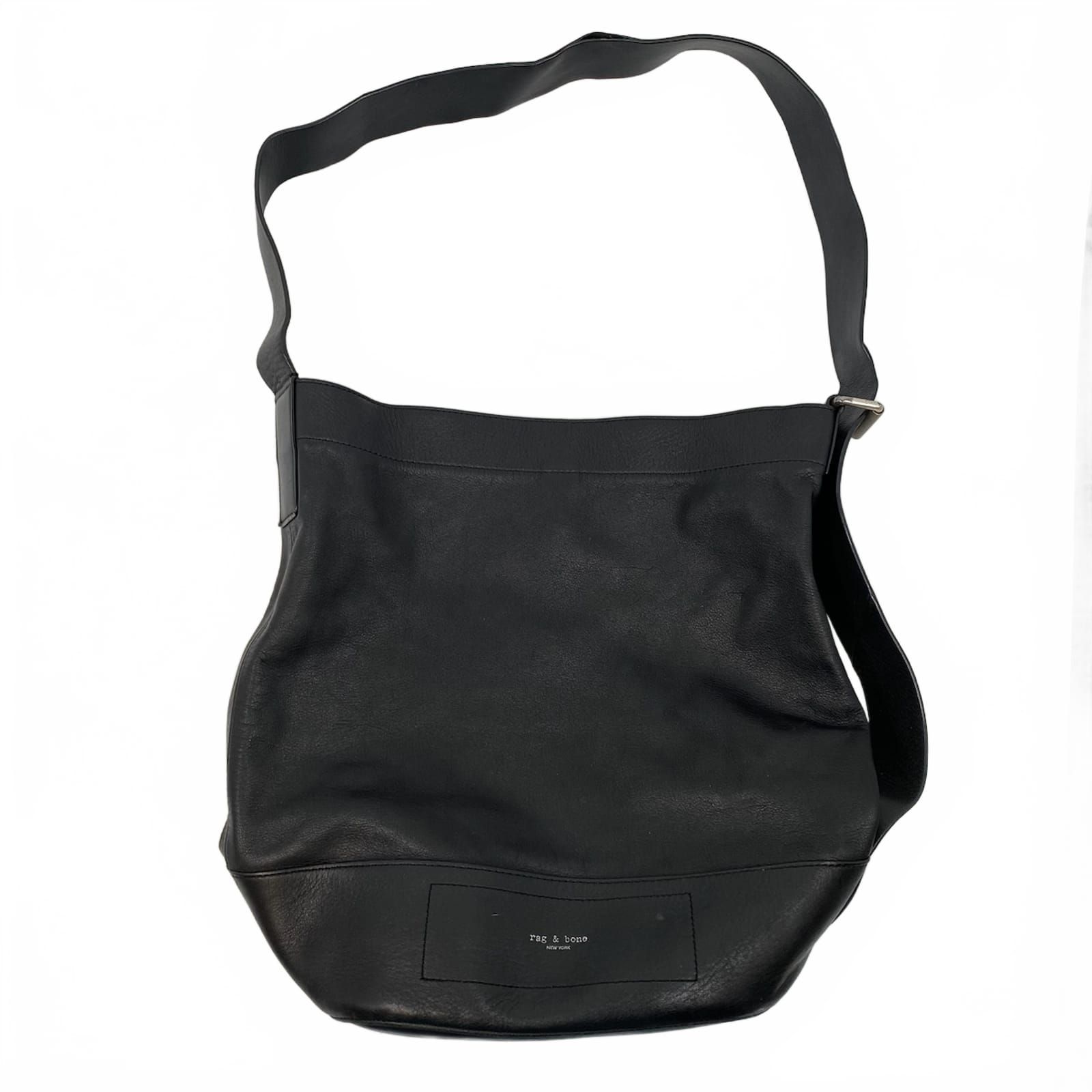 Rag & Bone Black Leather Bucket Bag