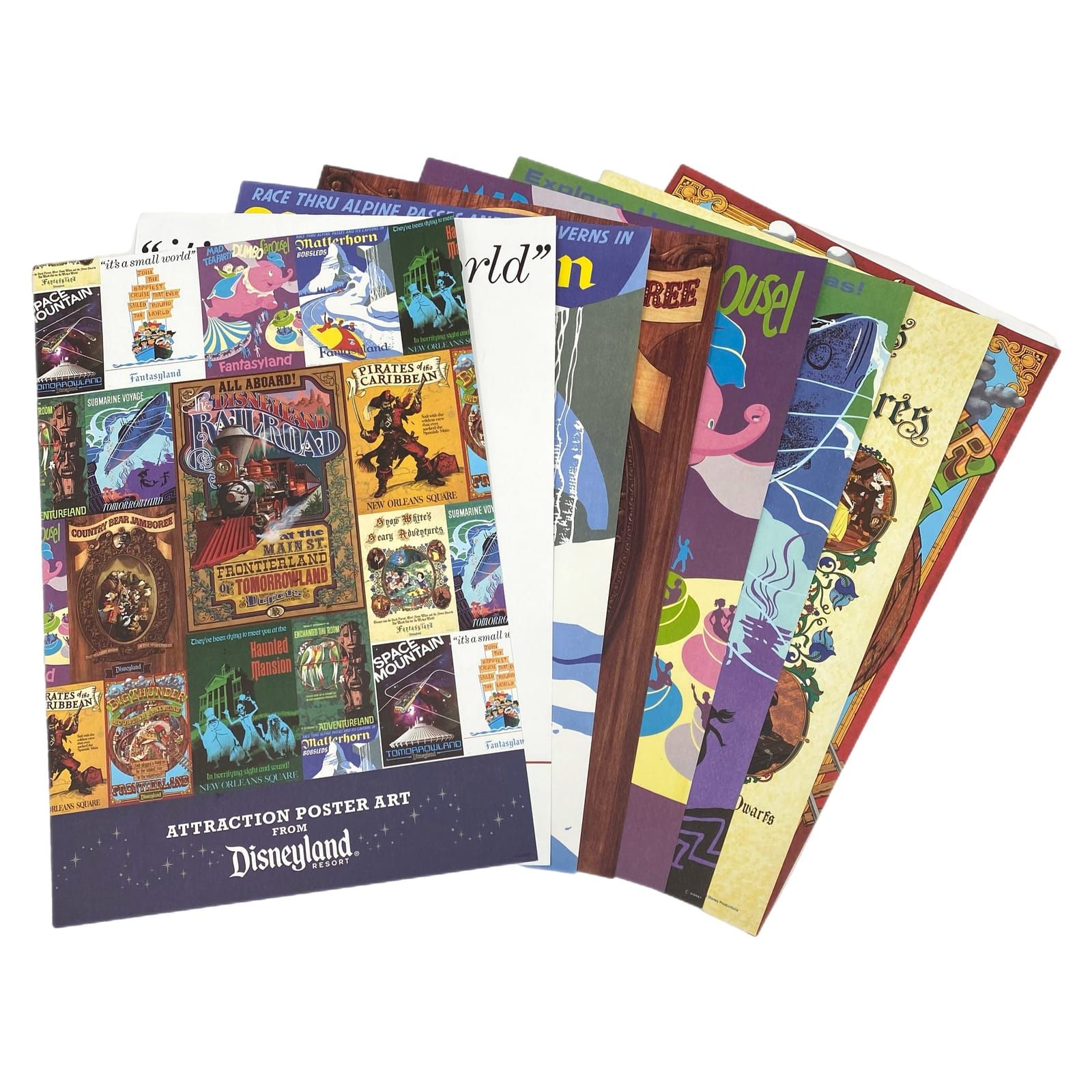 Disneyland Attraction Poster Art Set of 7