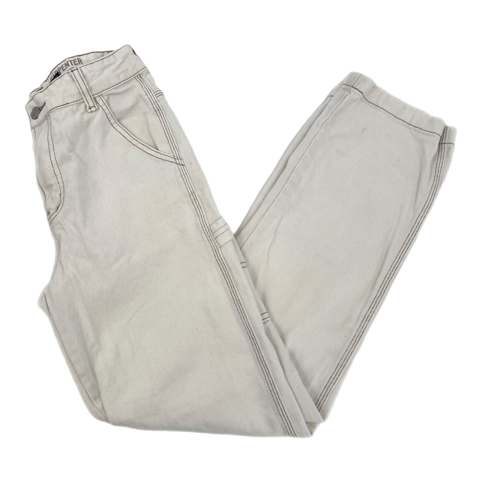 S.O.N.G. Cream High Rise Boyfriend Jeans