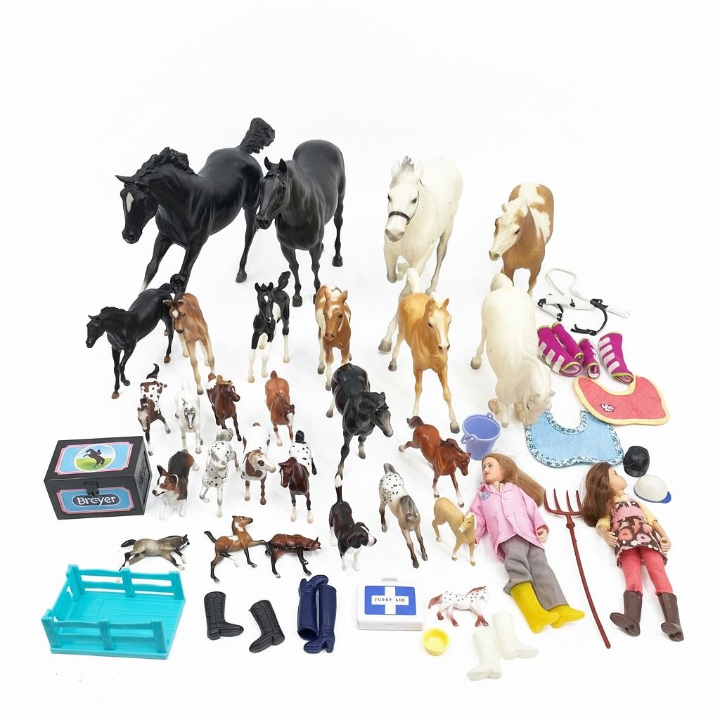 Breyer Brown Toy Horse Misc Lot