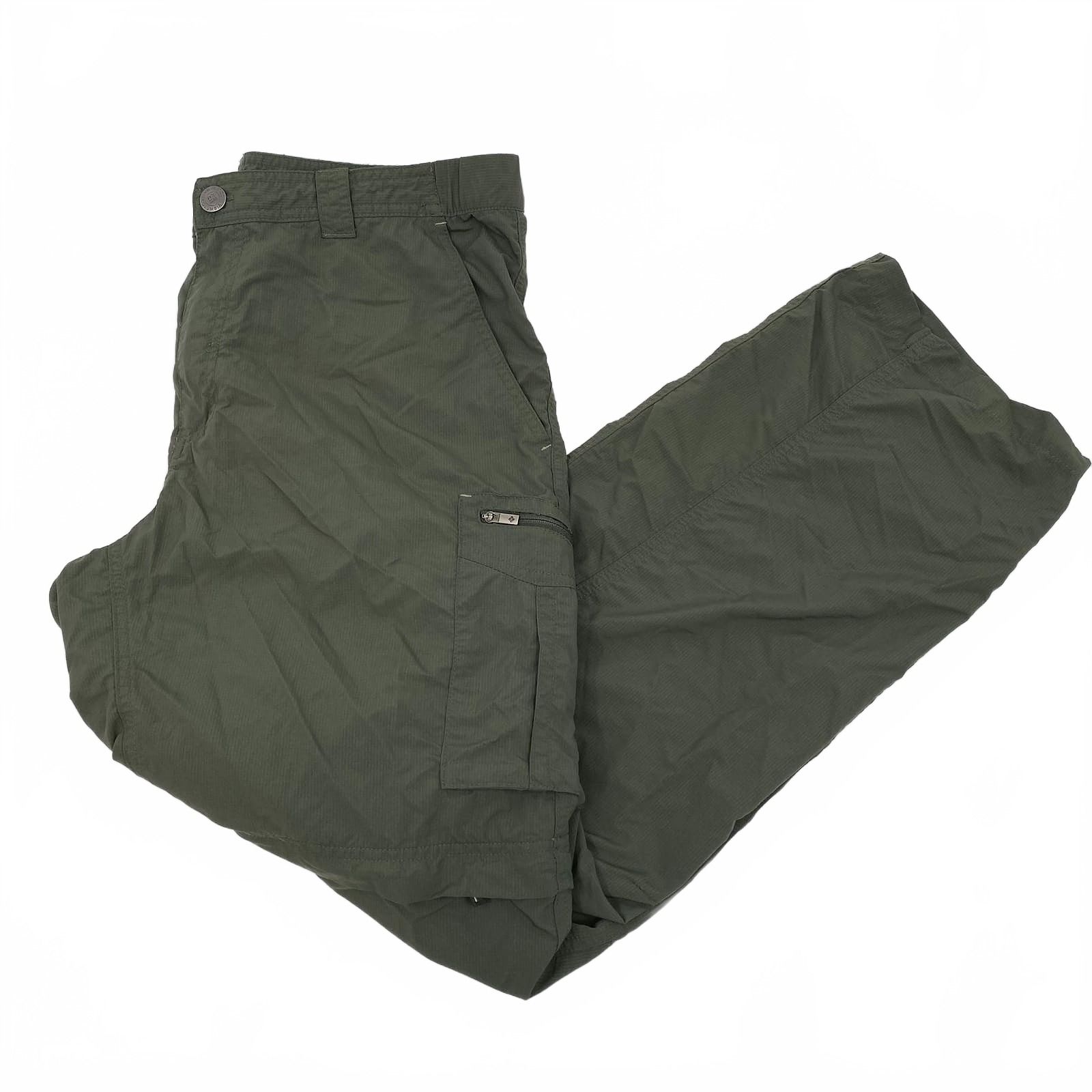 Columbia Green Nylon Cargo Pants