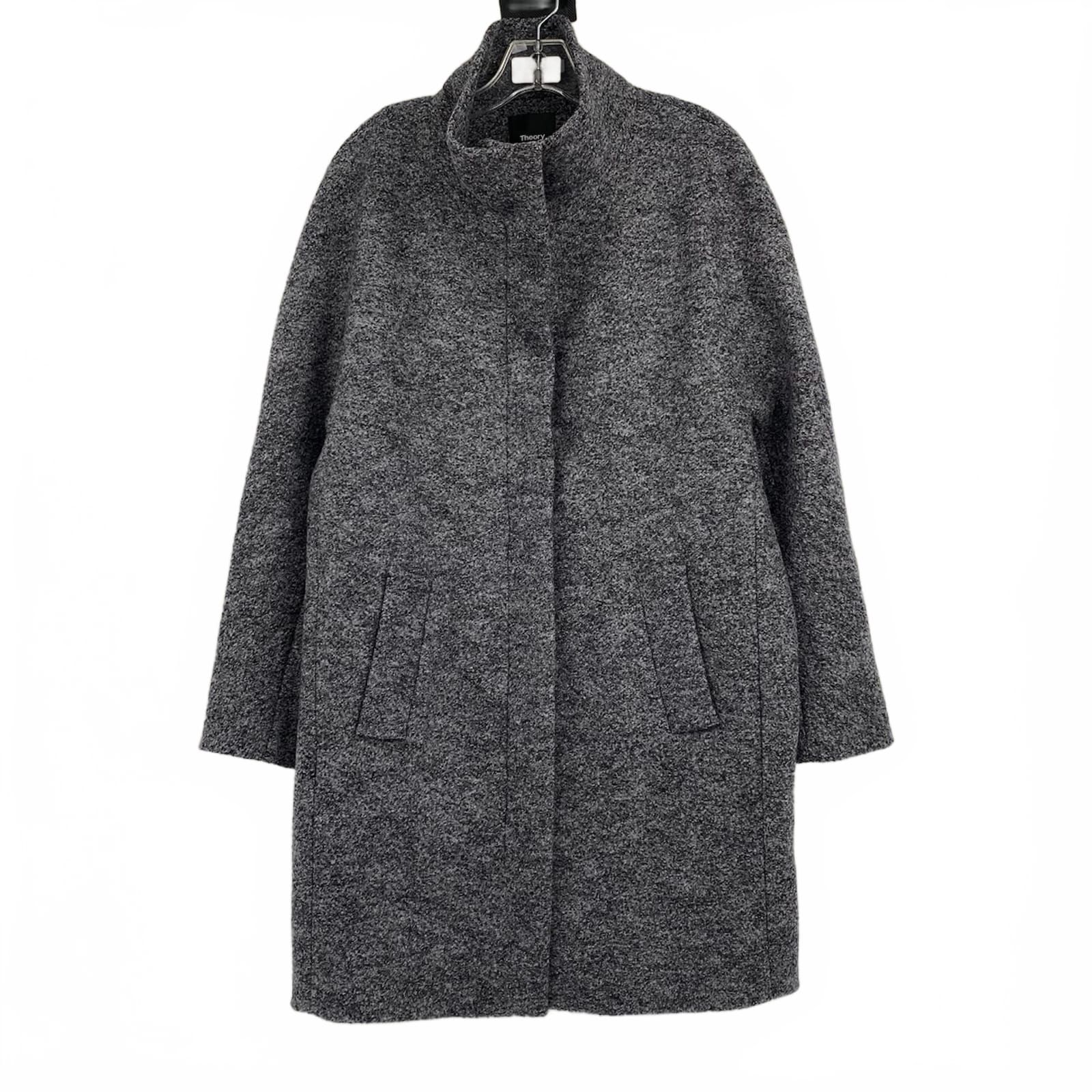 Theory Gray Wool Coat
