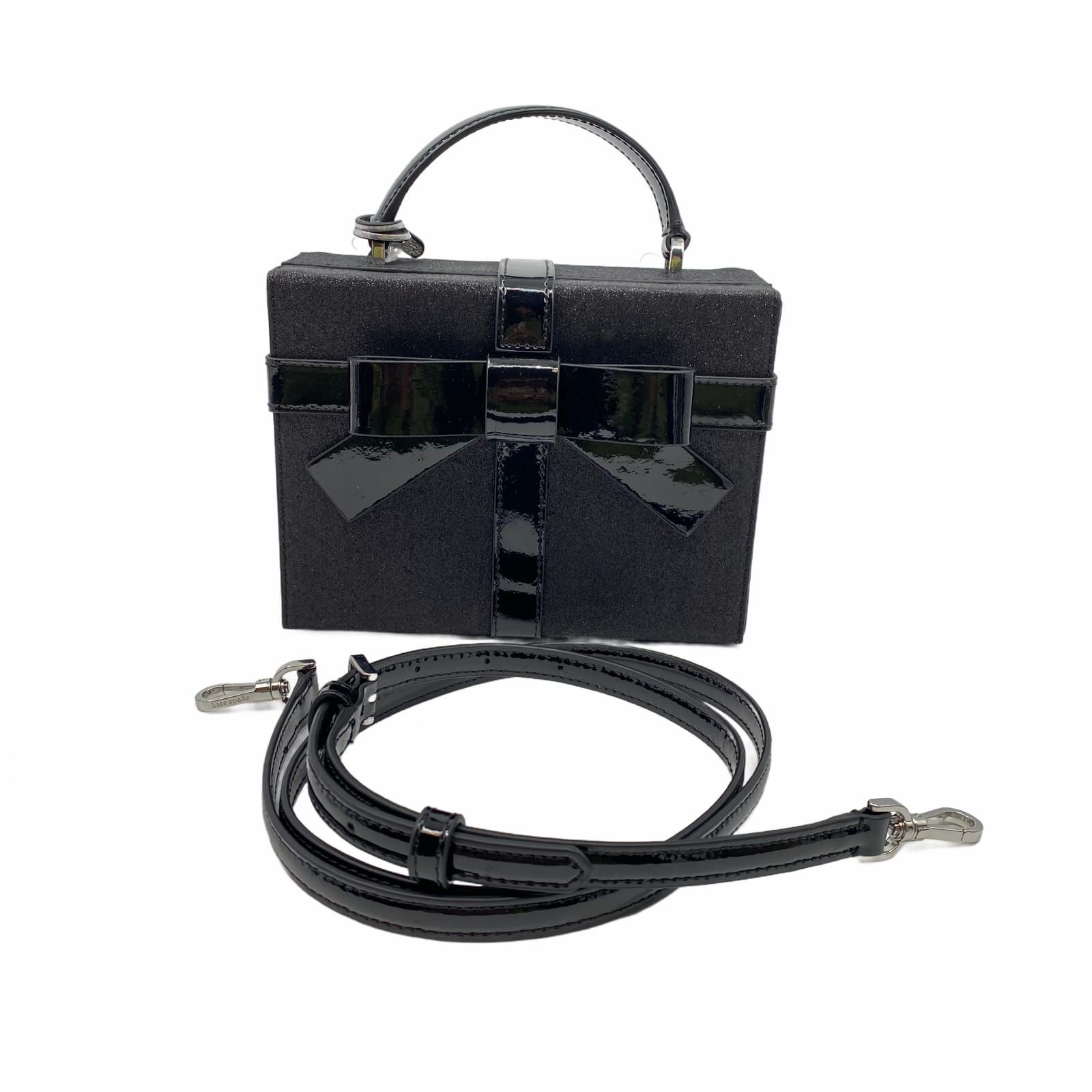 Kate Spade Black Patent Leather Crossbody Bag