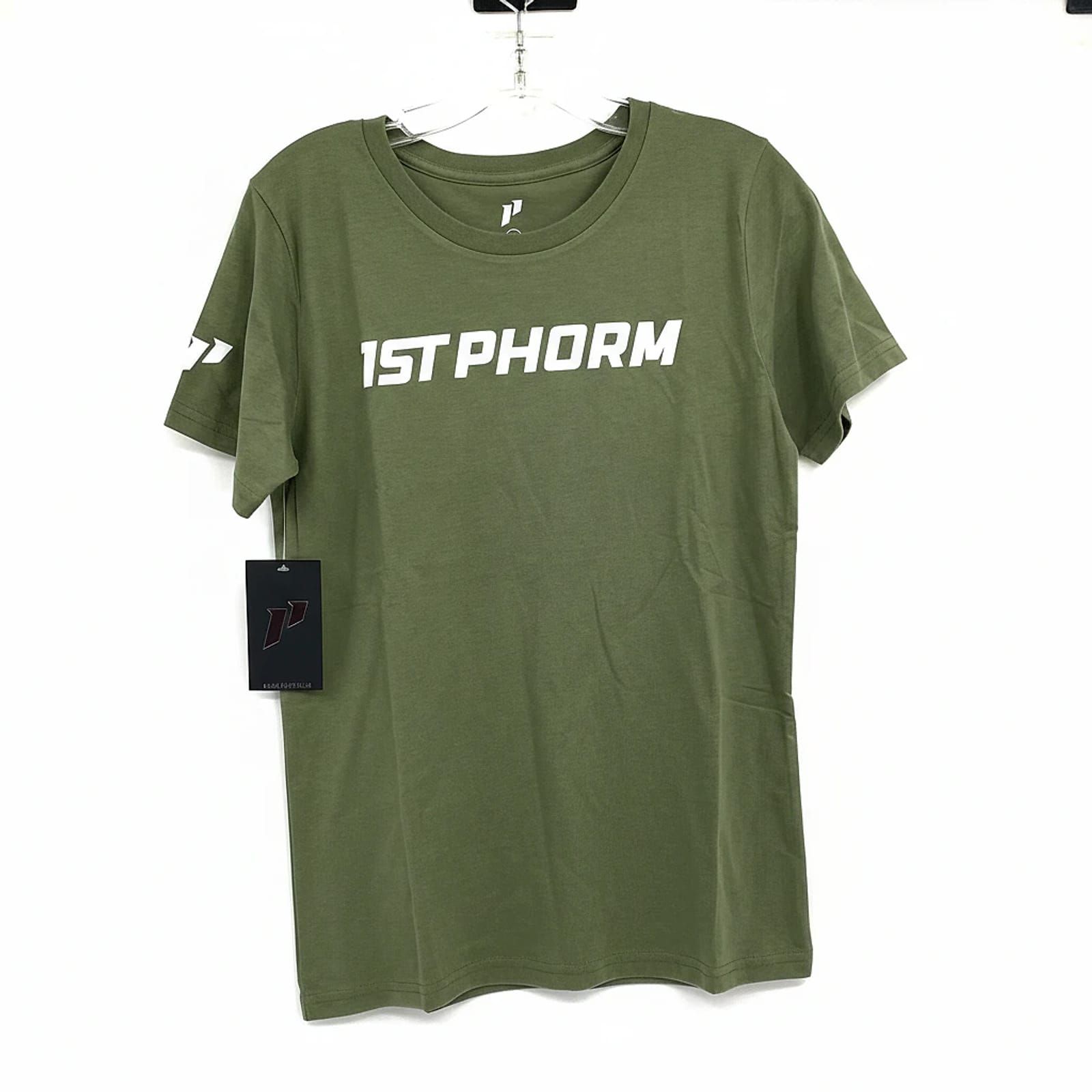1st Phorm Green Cotton Blend T‑Shirt
