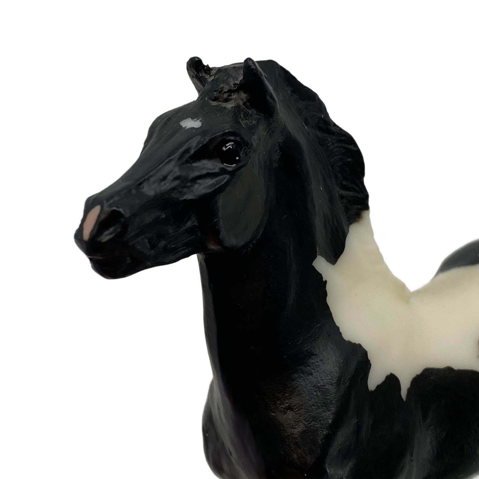 Breyer Black White Pinto Horse Figure
