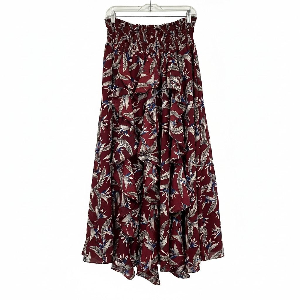 Mynah’s Red Maxi Skirt