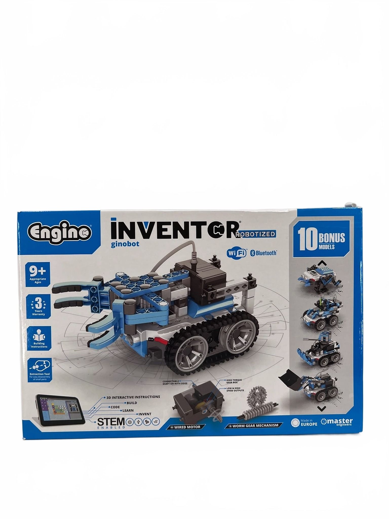 Engine Blue/Gray Inventor Robotized Ginnbot