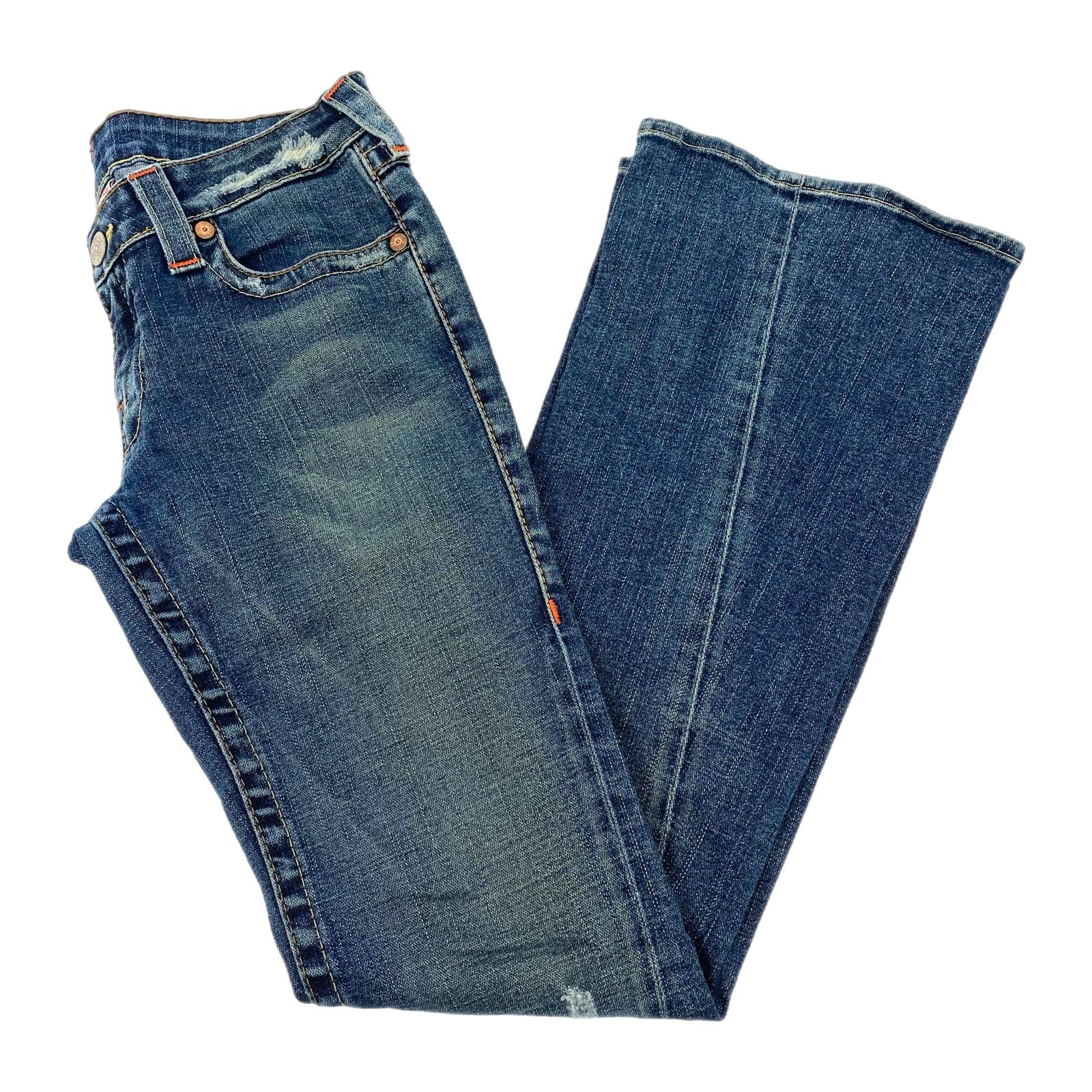True Religion Dark Blue Bootcut Jeans